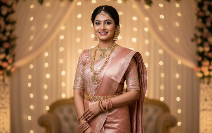 How to Create the Perfect Engagement Look in a Saree: From Drapes to Jewellery