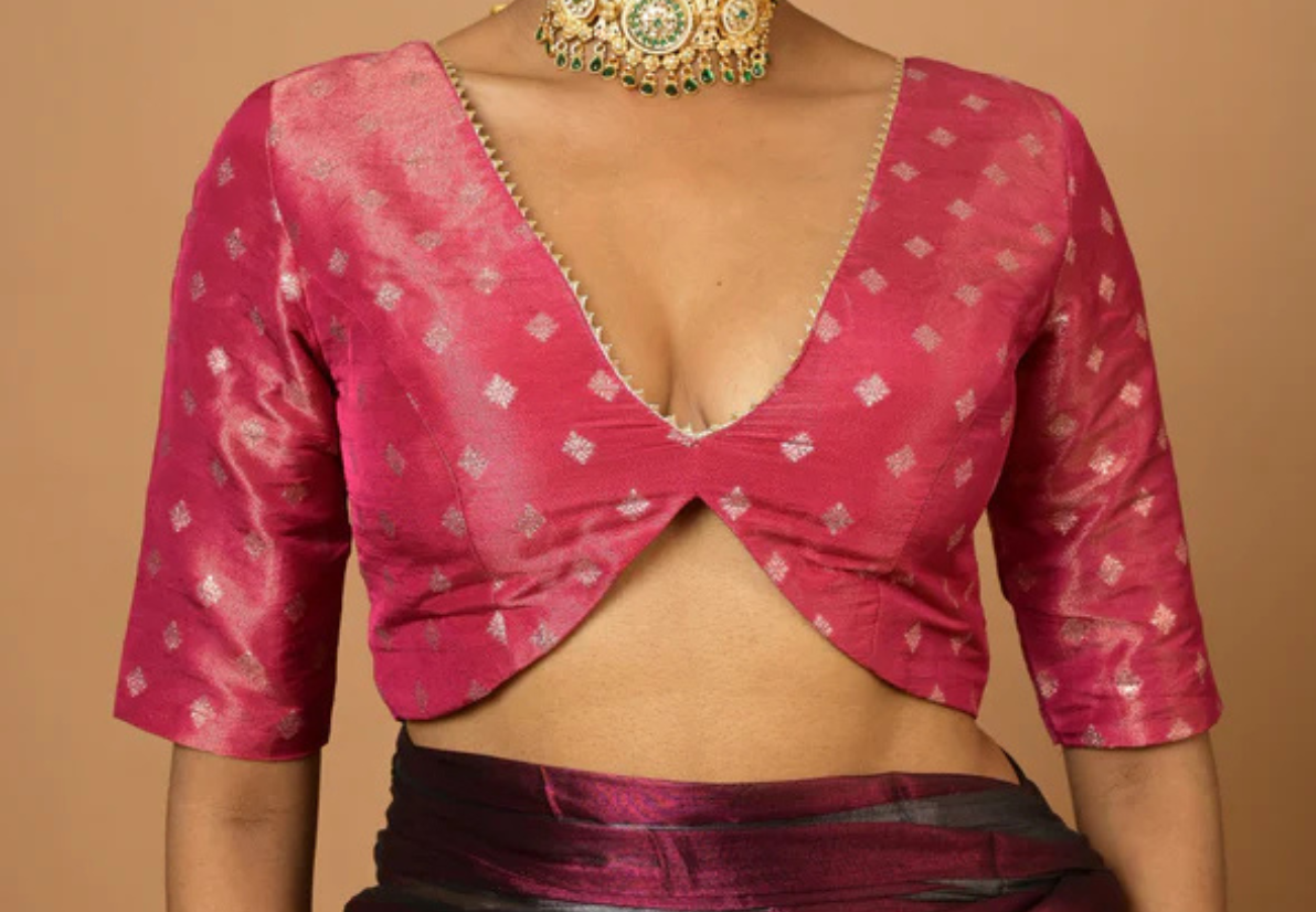 10 Chic & Trendy Blouse Neck Designs That Can Transform Any Saree Look!!