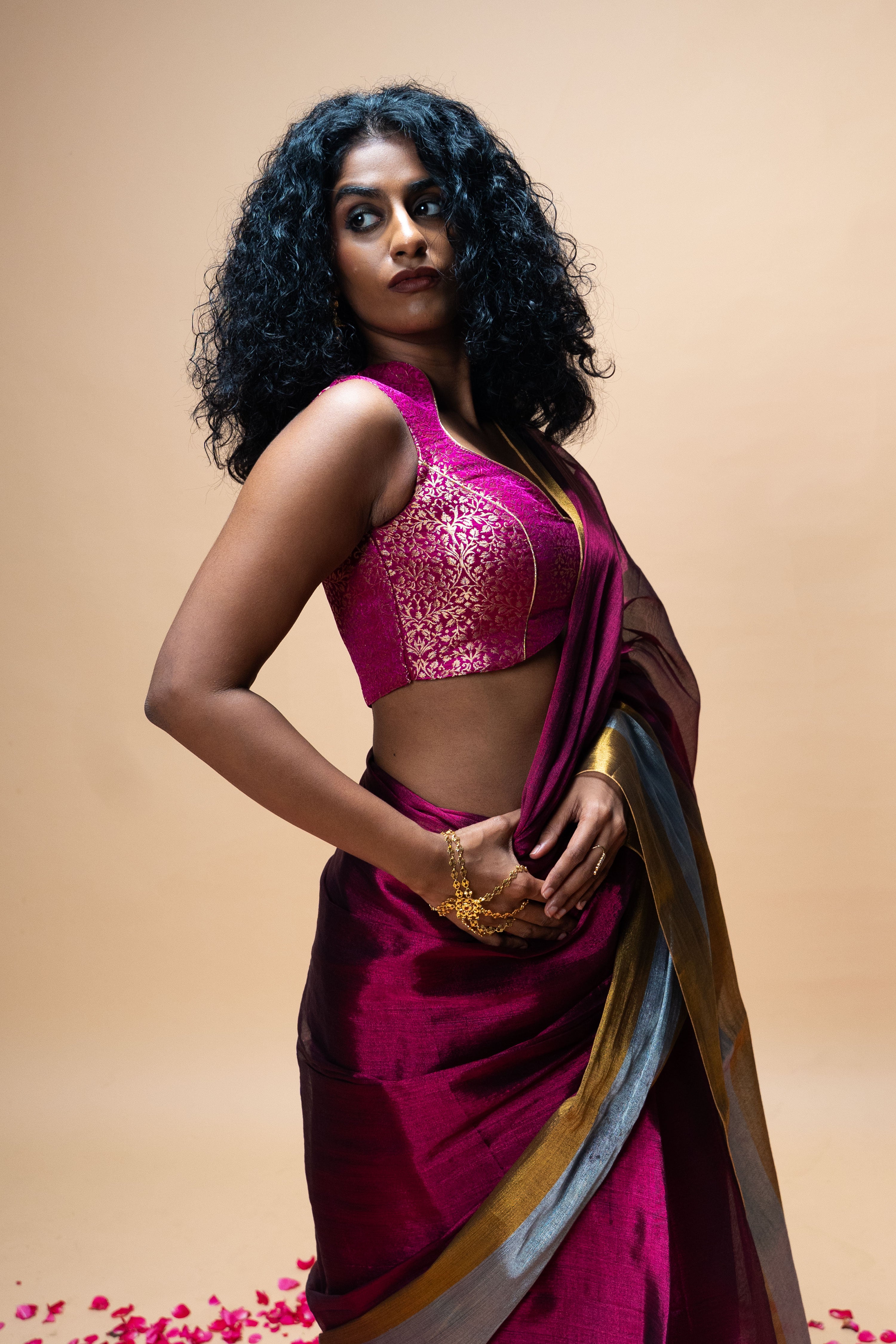 AMEYA + Vedika saree blouse combo