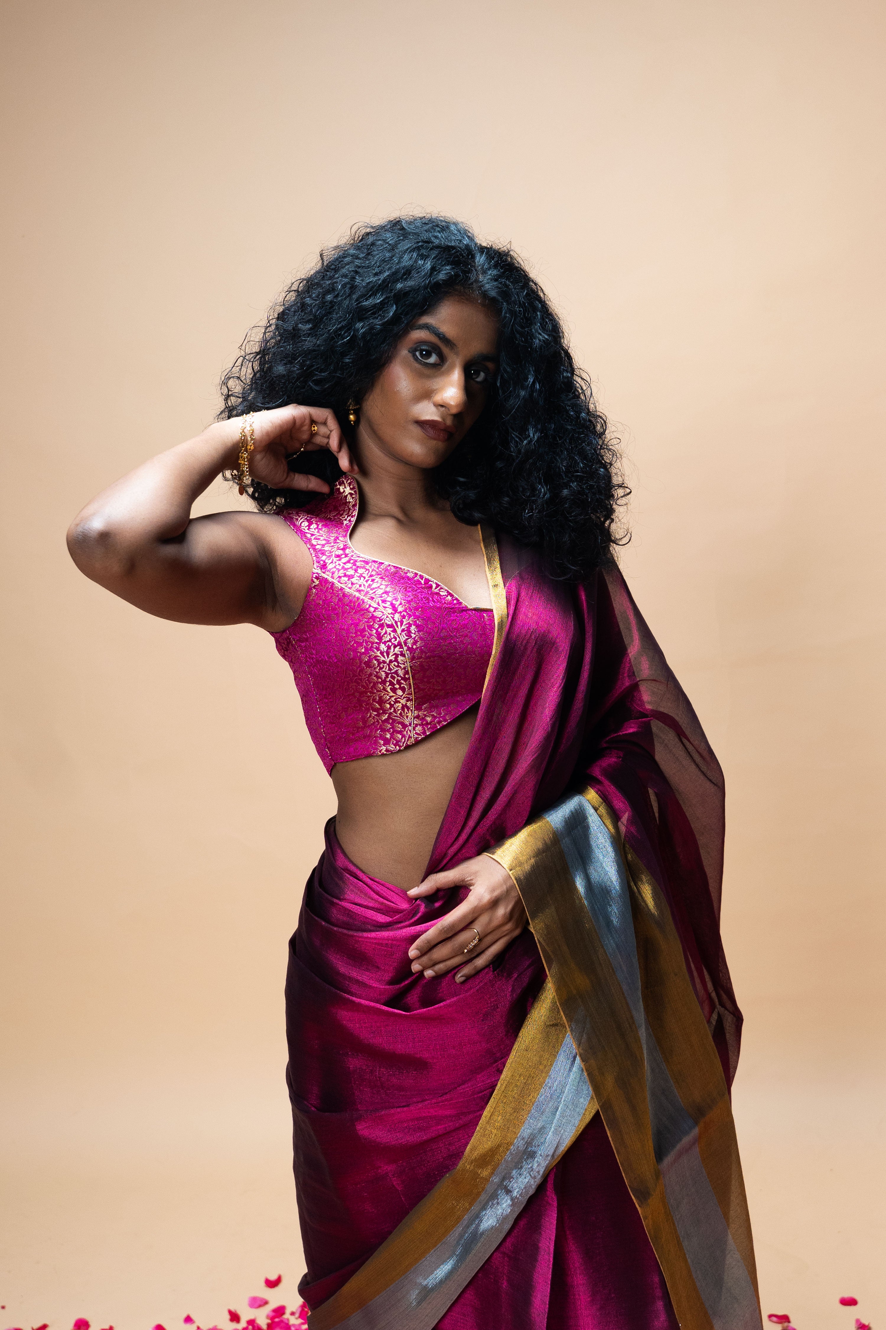 AMEYA + Vedika saree blouse combo