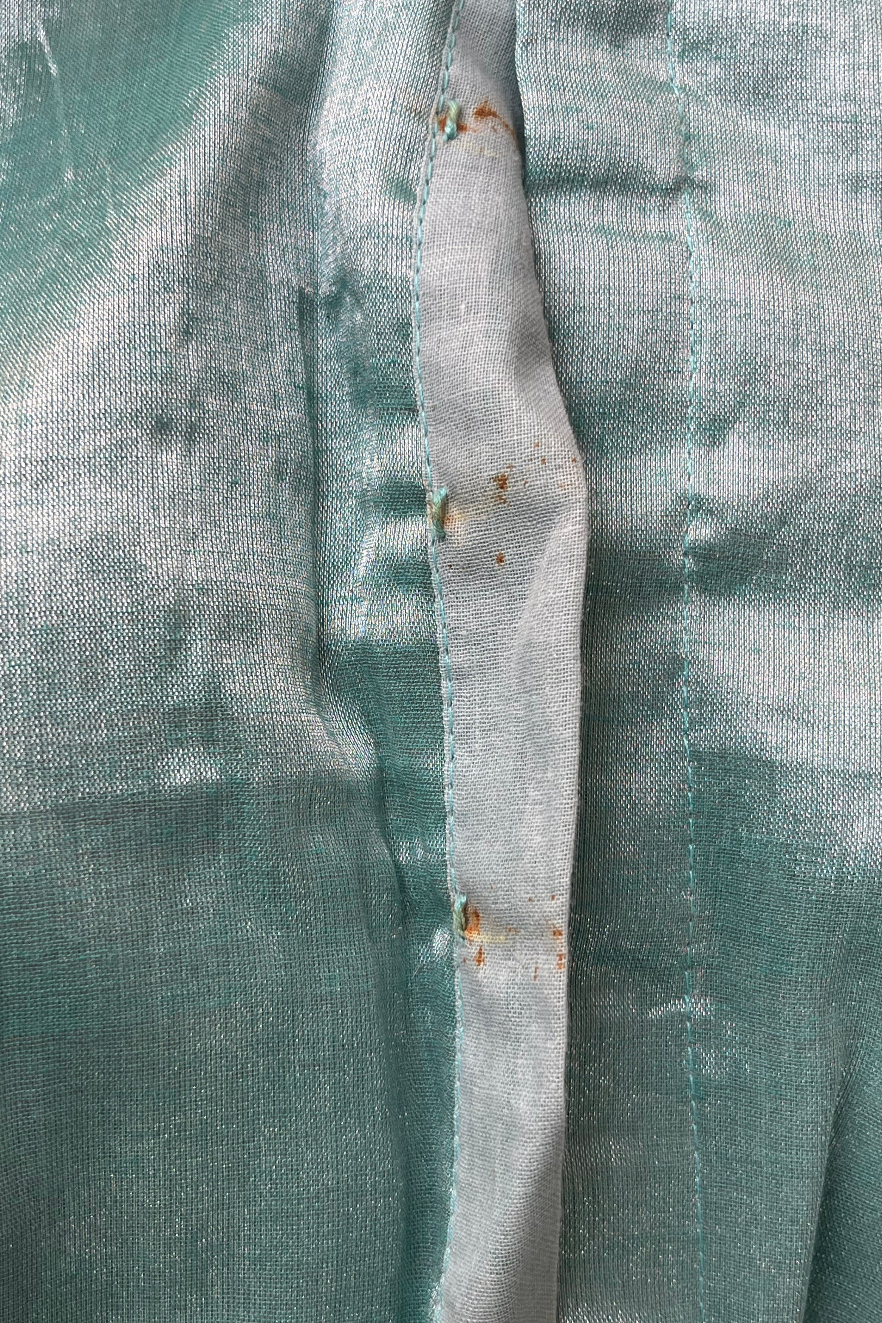 Neel Kamal TLR-138 I Blue Designer Blouse with minimal flaws