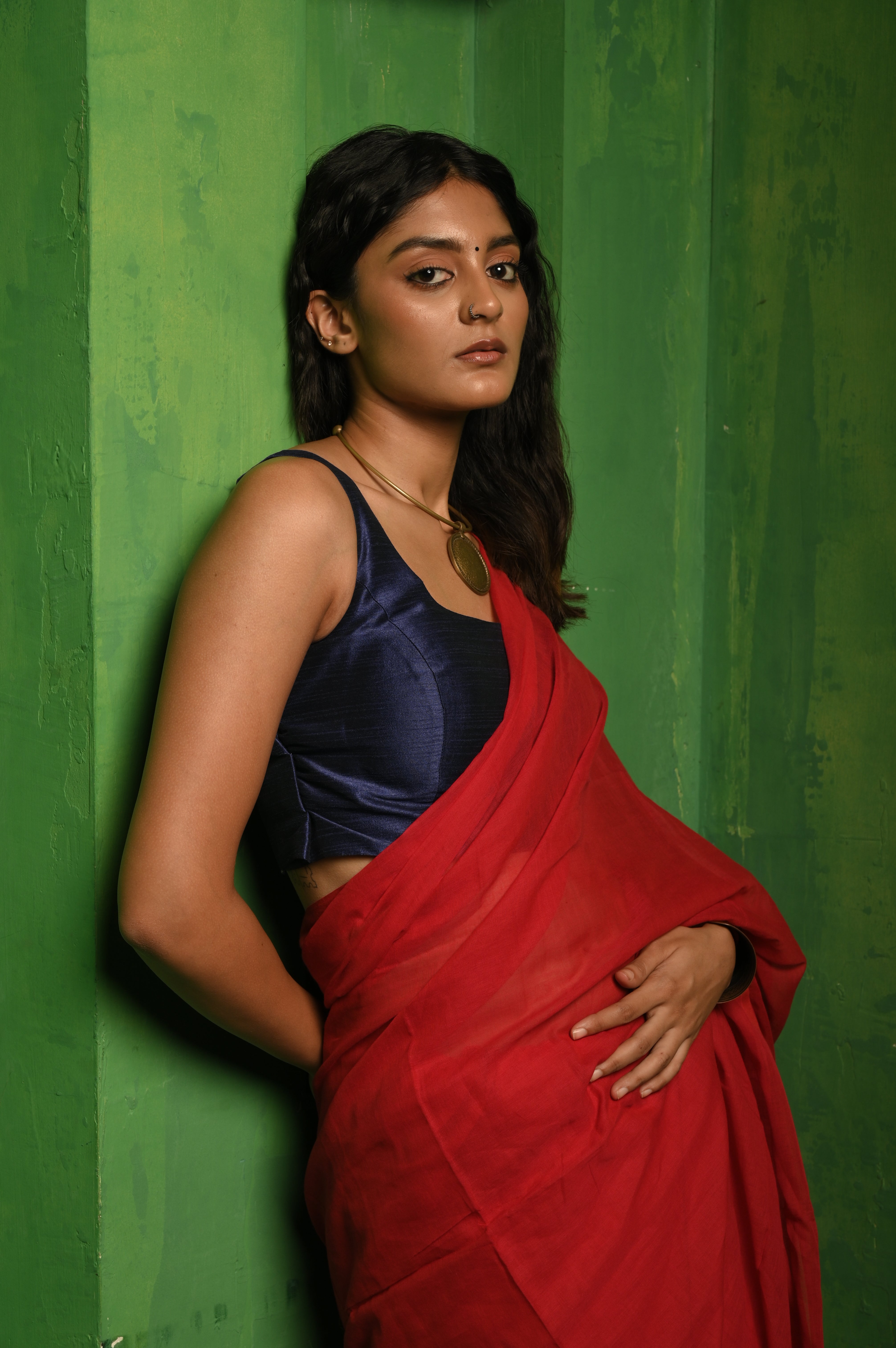 red-handwoven-saree