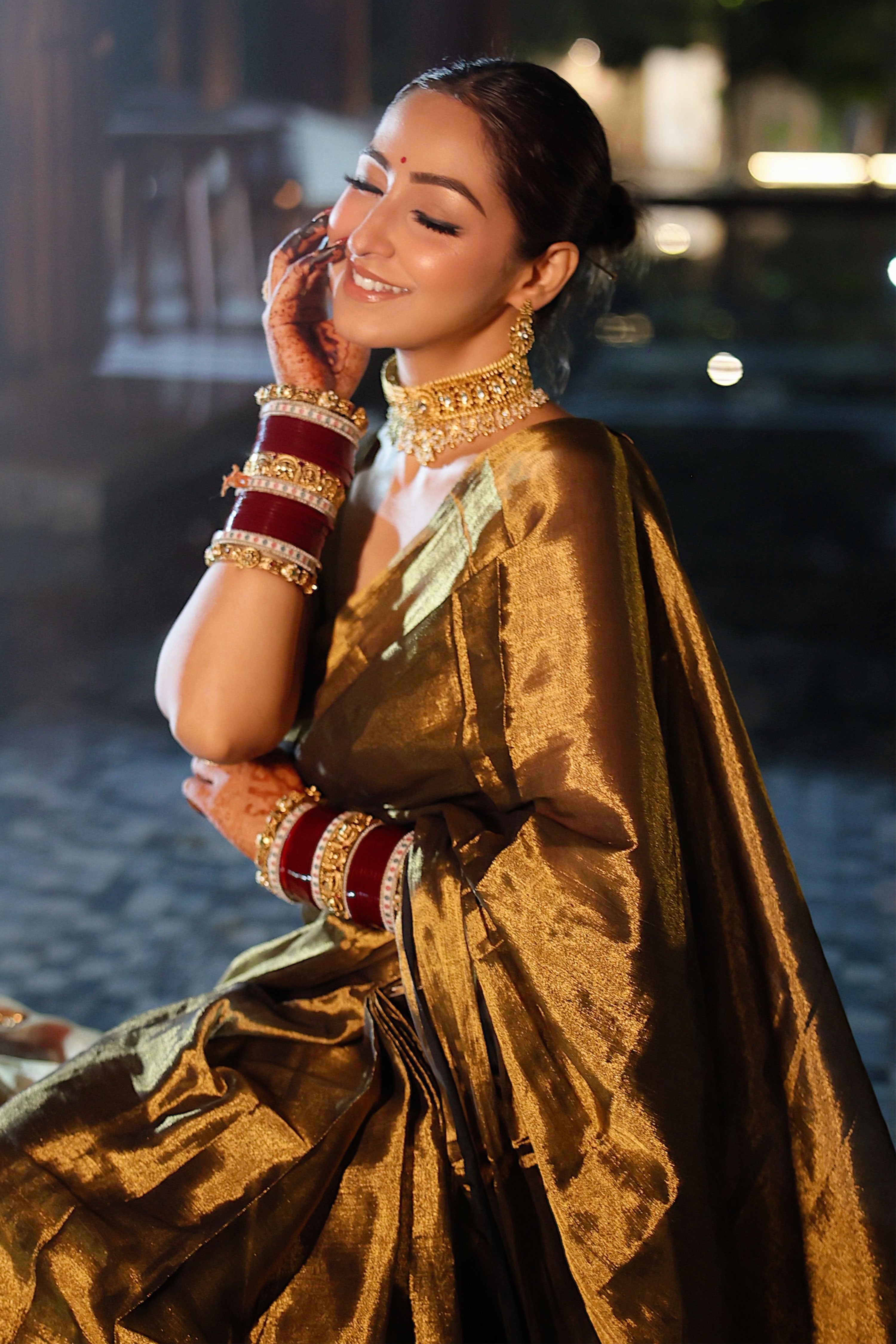 Anmol Bhatia in our Shikhara Saree