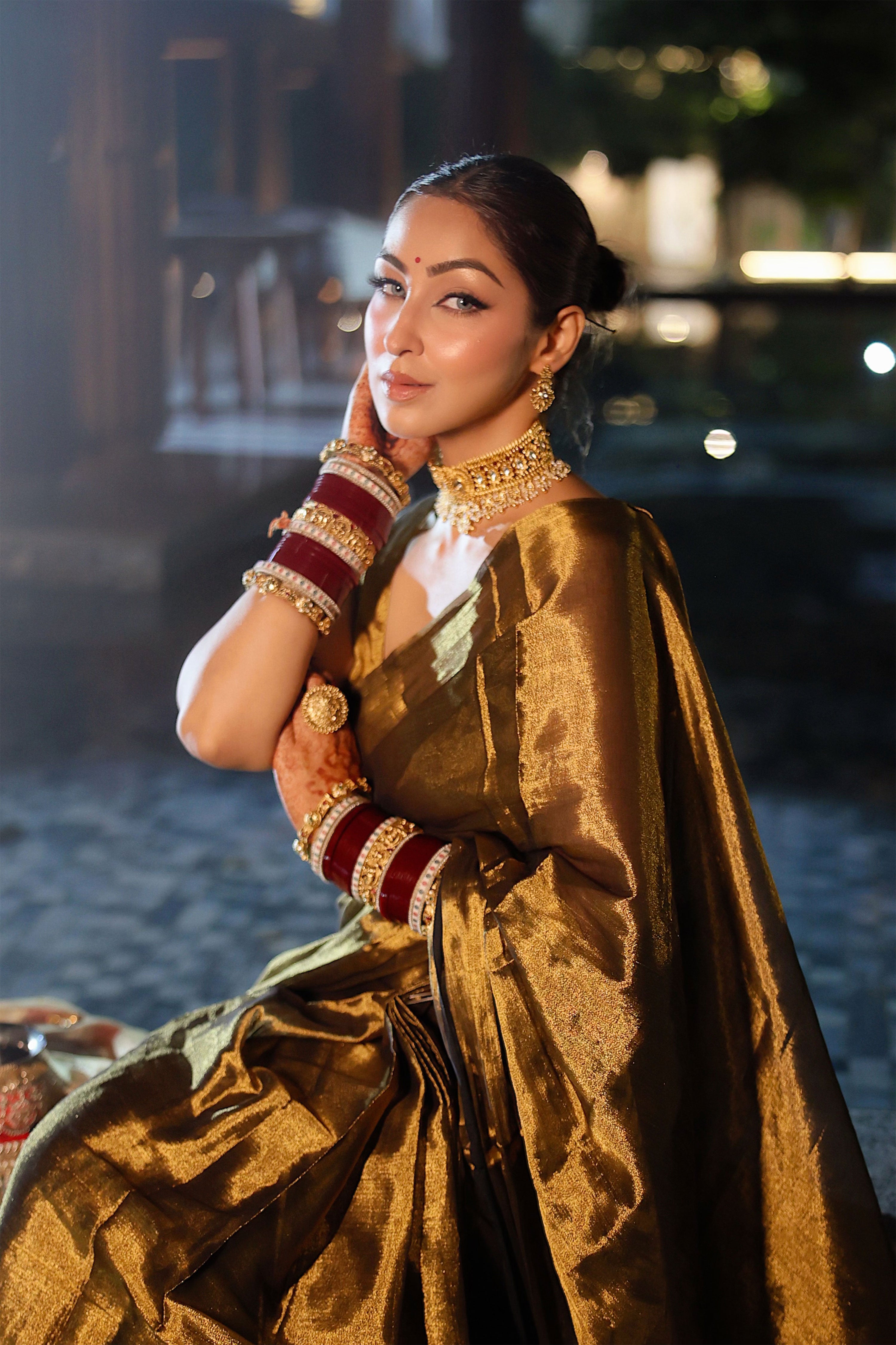 Anmol Bhatia in our Shikhara Saree