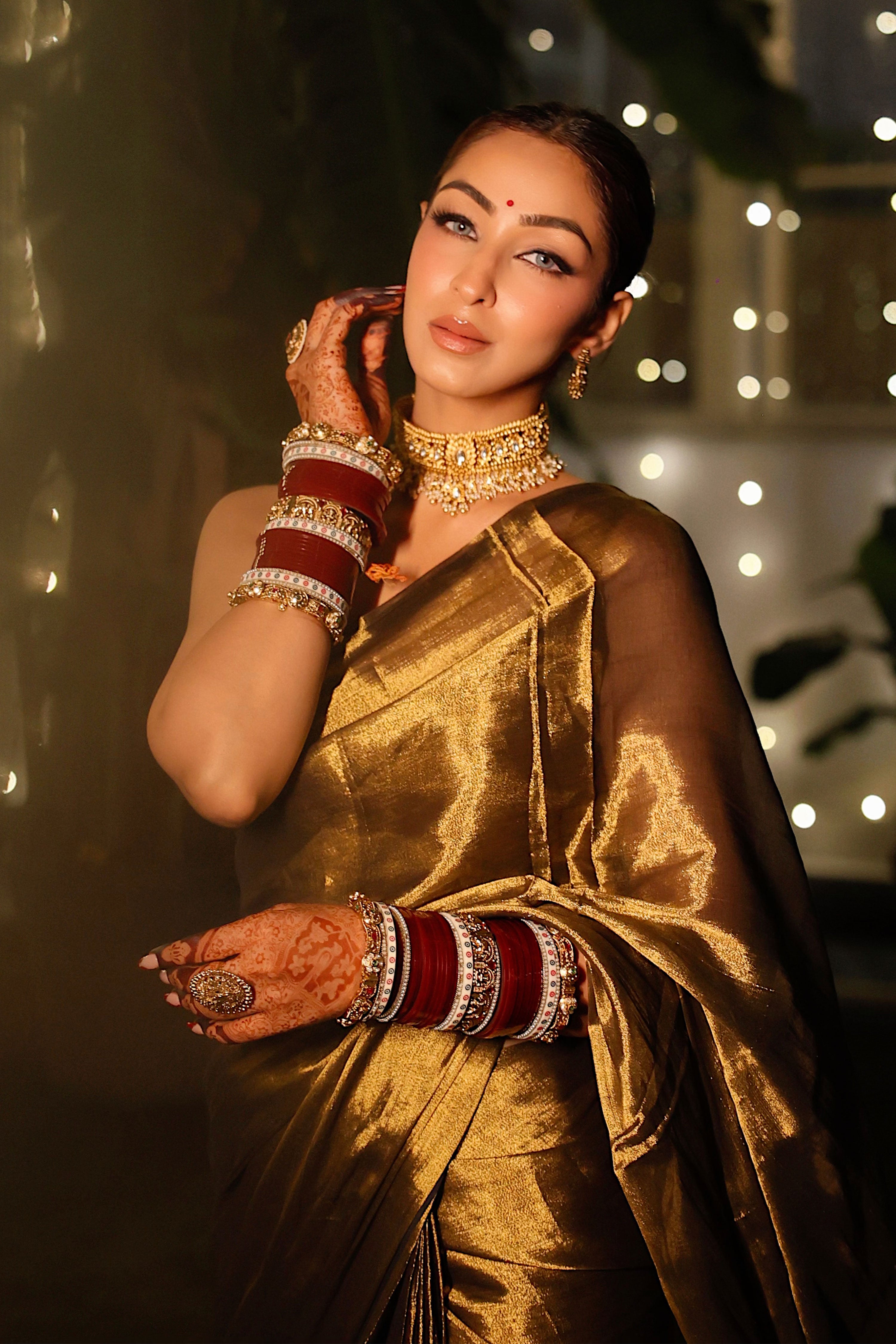 Anmol Bhatia in our Shikhara Saree