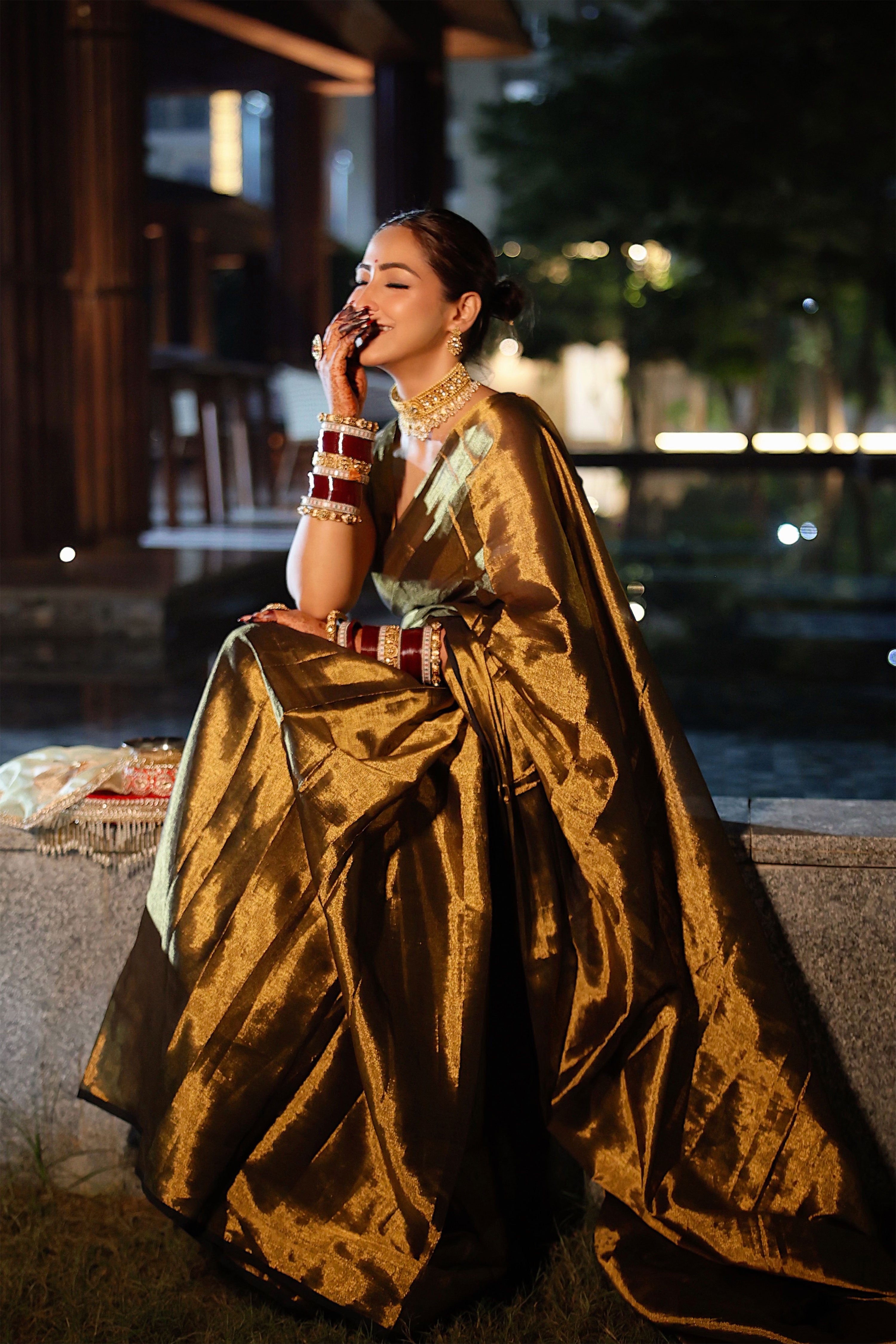 Anmol Bhatia in our Shikhara Saree