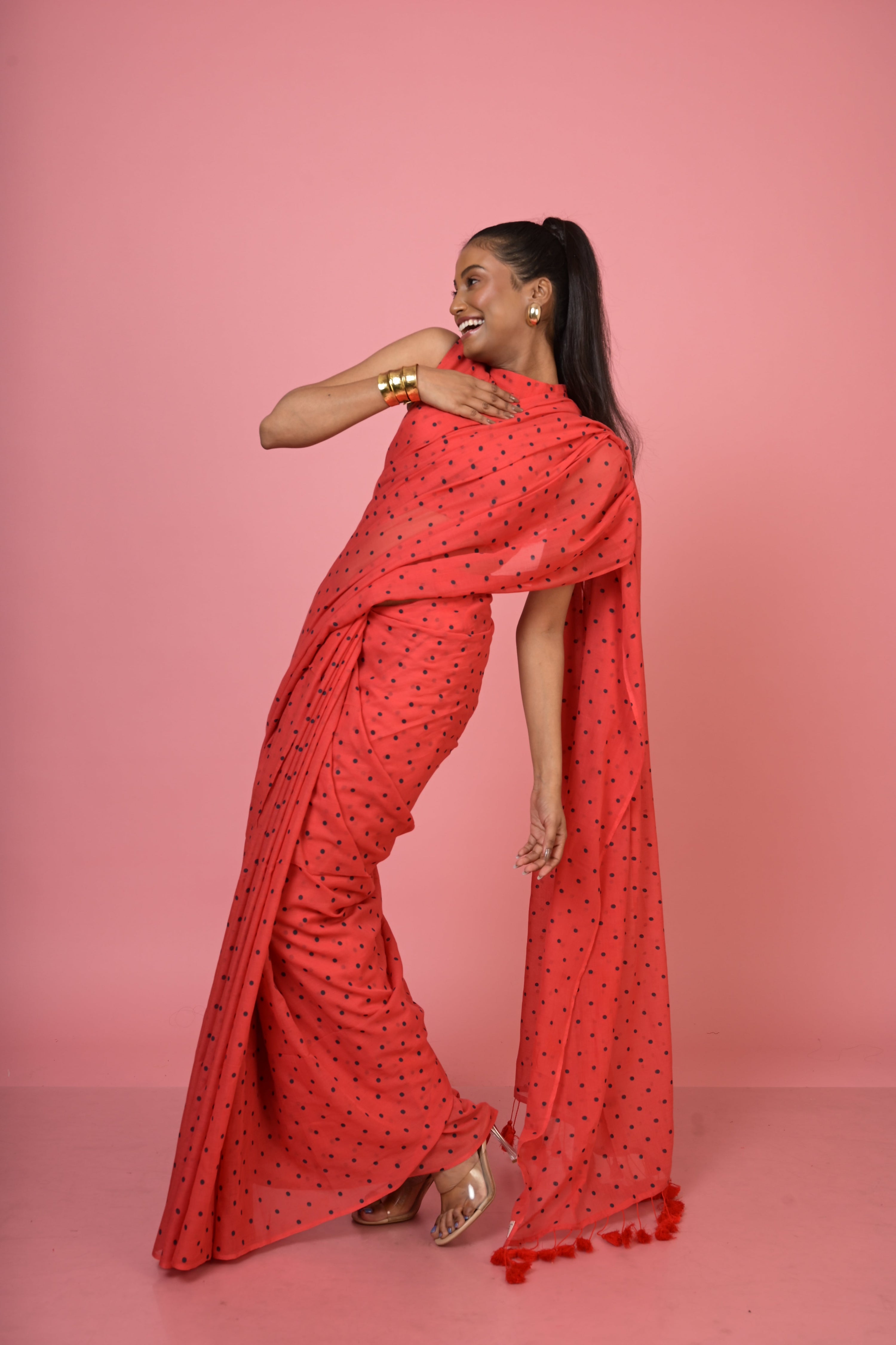 Chulbuli chilly saree