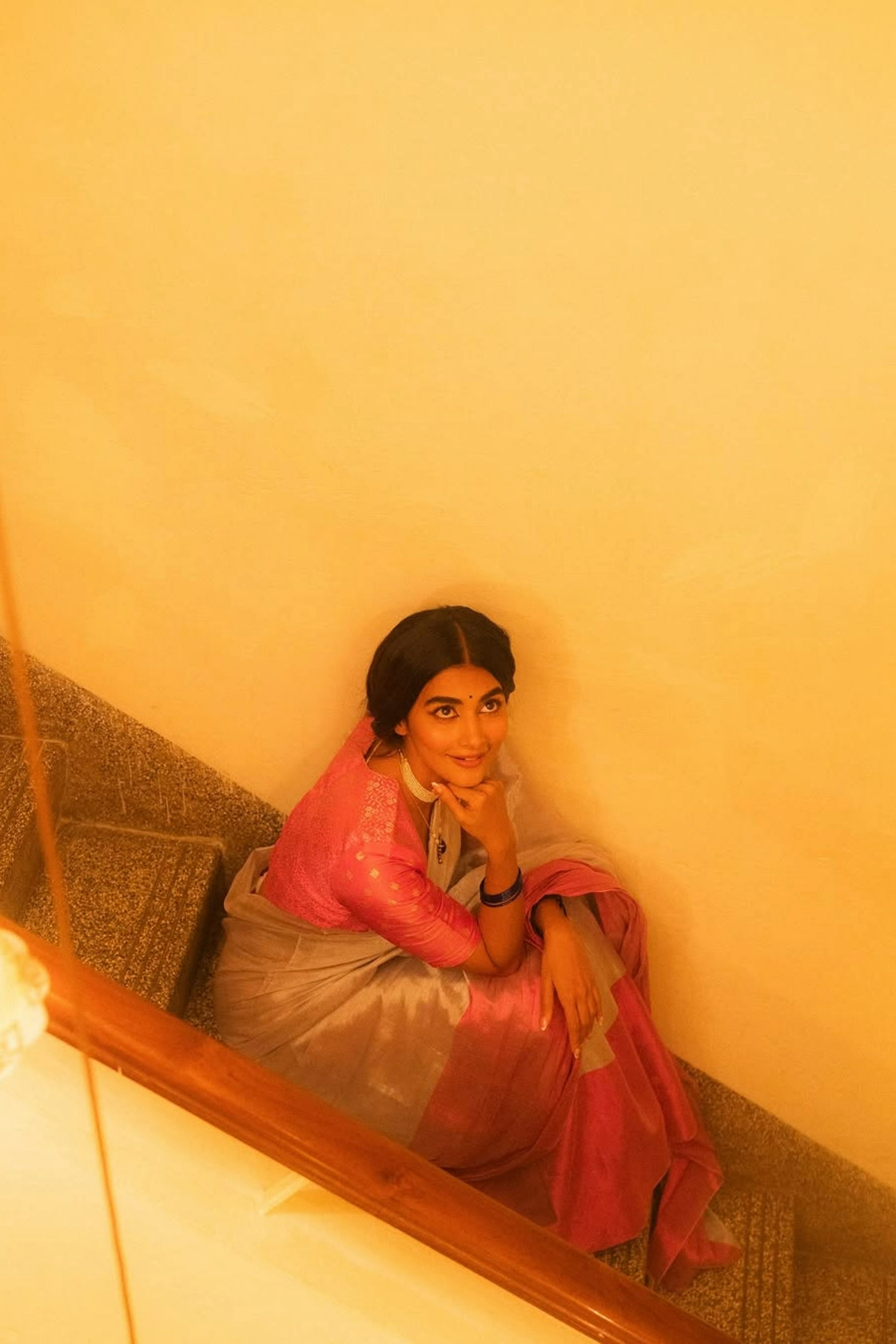 Pooja Hegde in Our Sugandha Saree