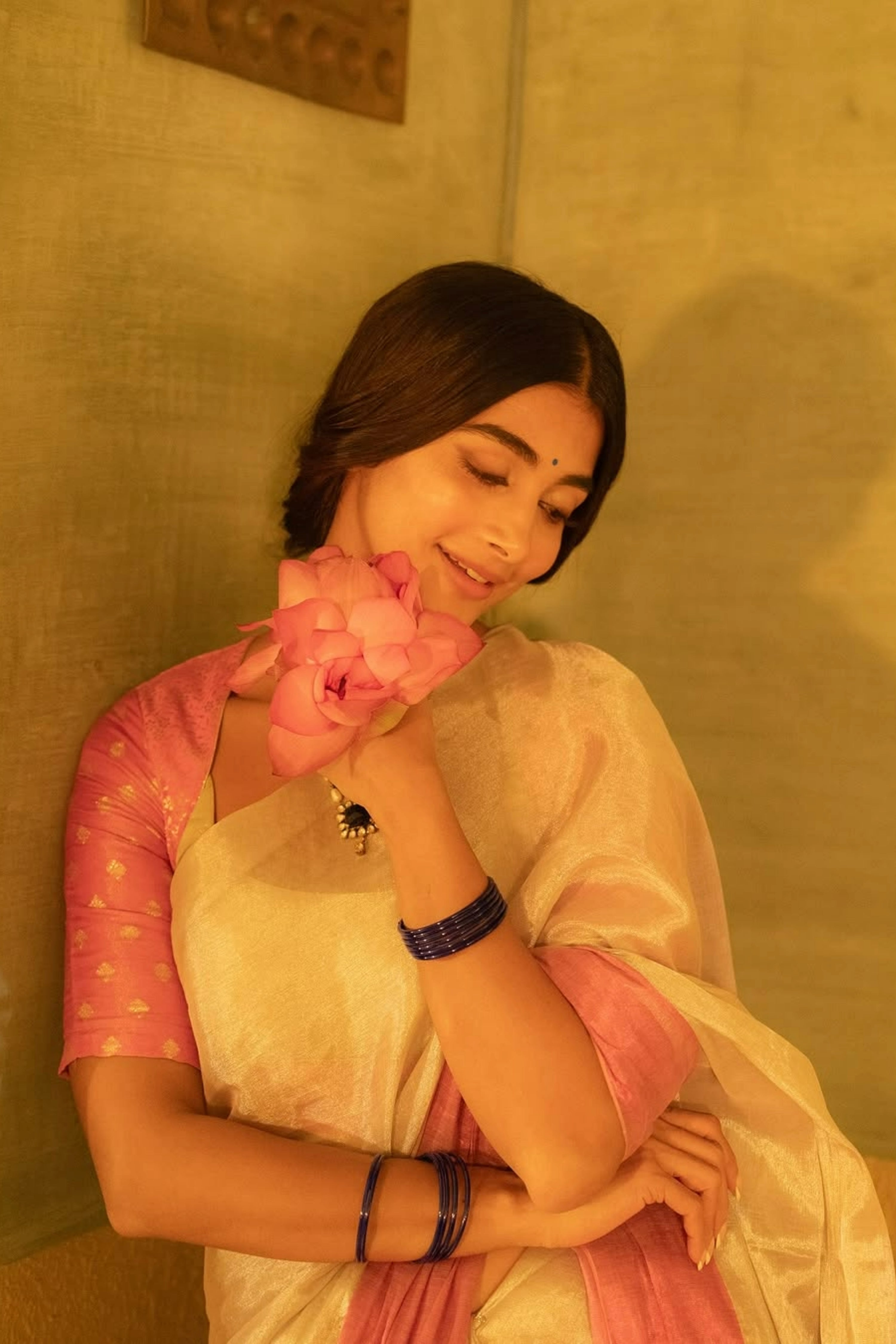 Pooja Hegde in Our Sugandha Saree