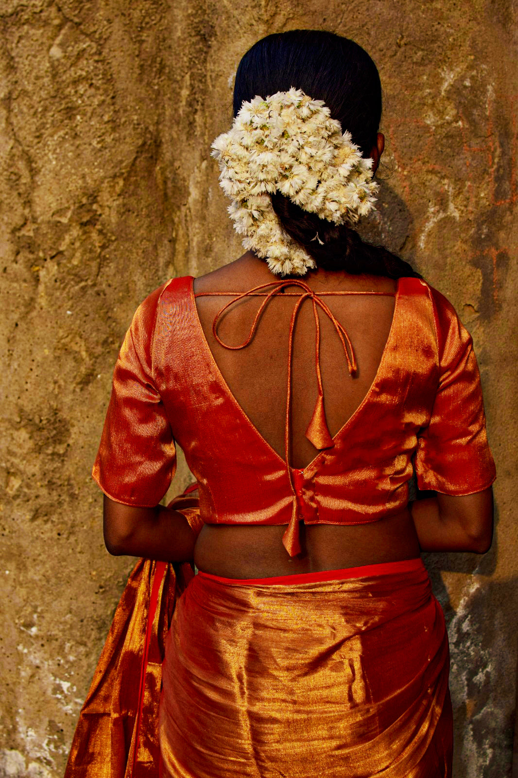Tripataka + Ruby Divine saree blouse combo