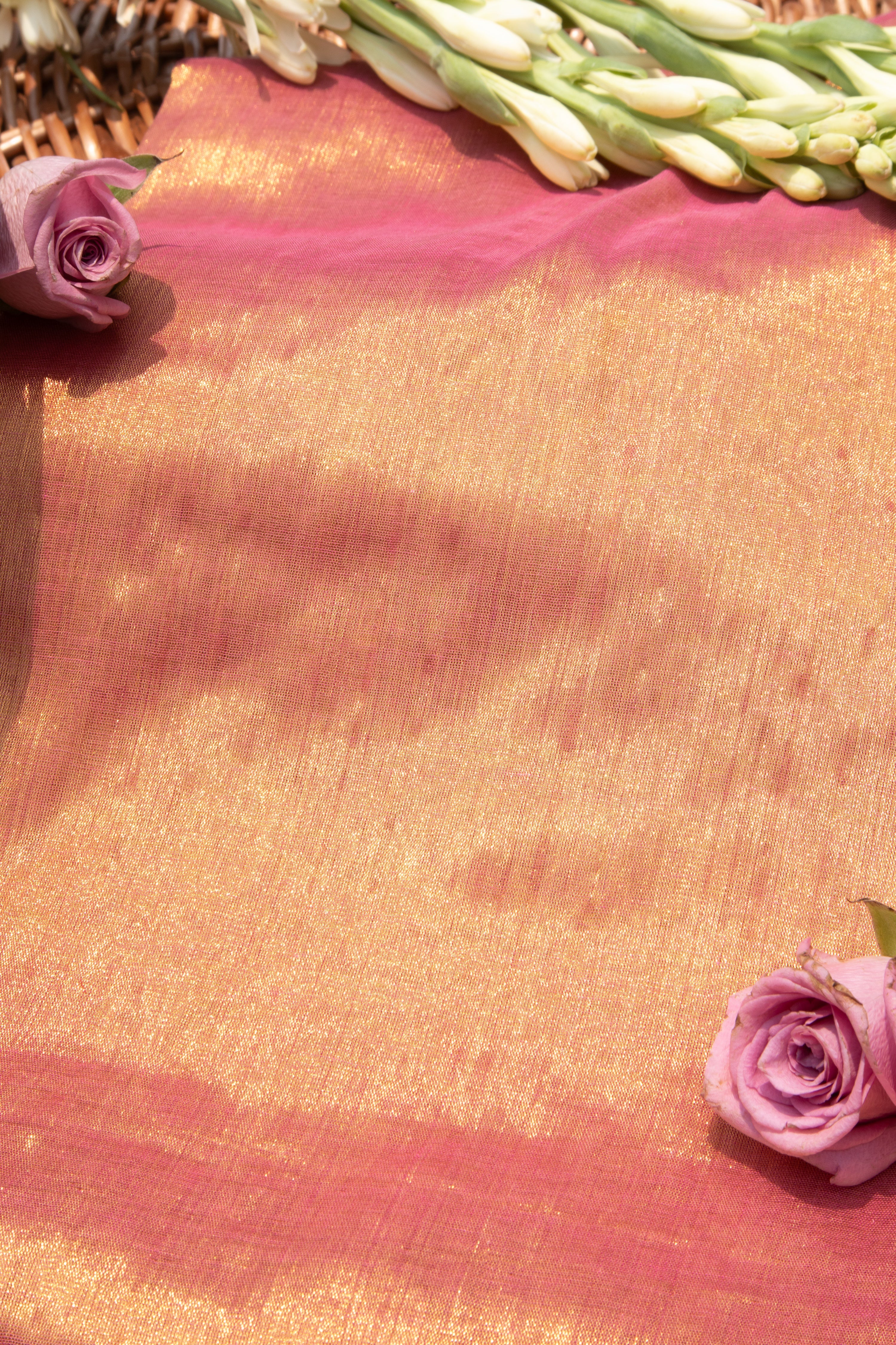 Maya Pink Handwoven Fabric