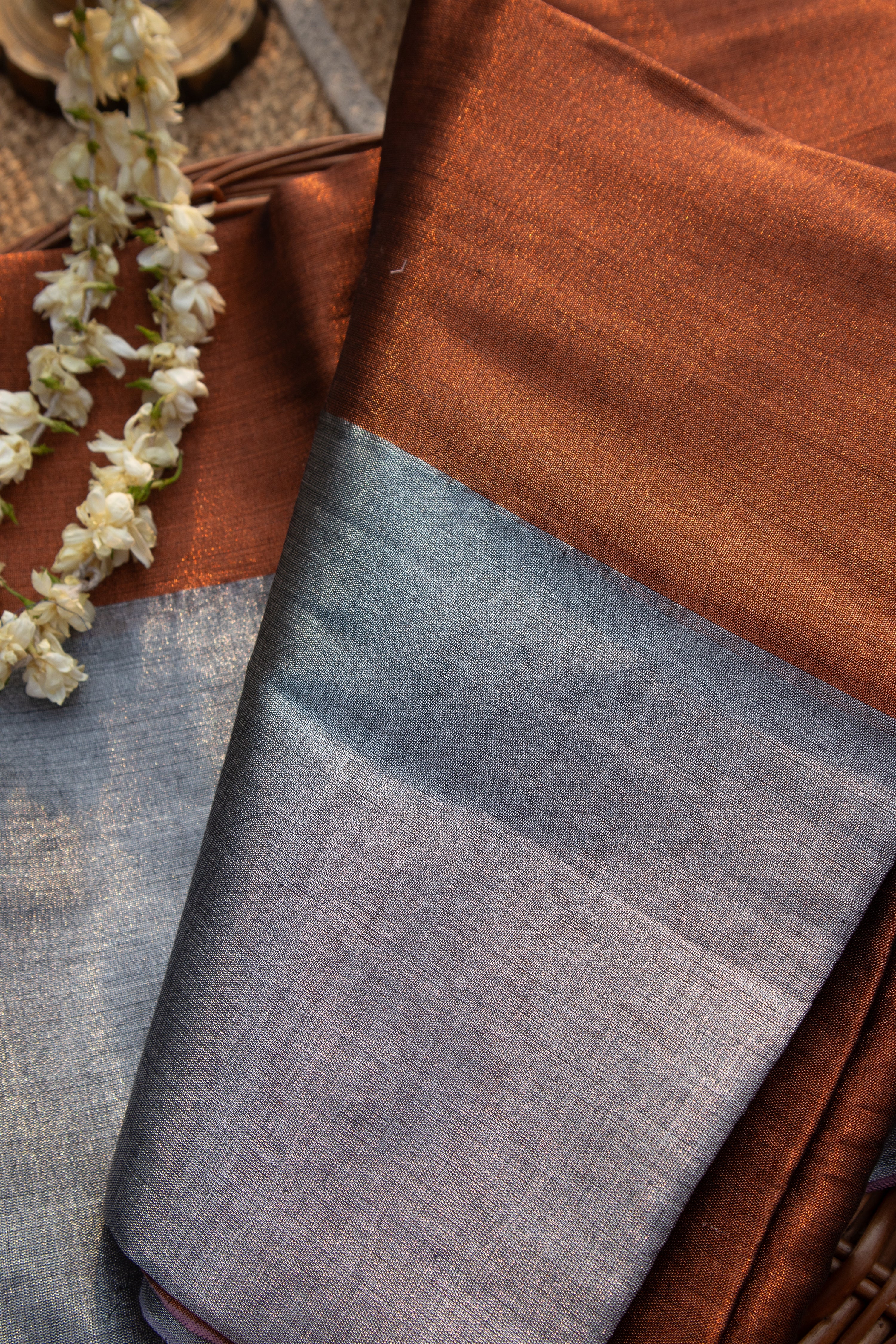 Chandi Aur Tamba Saree