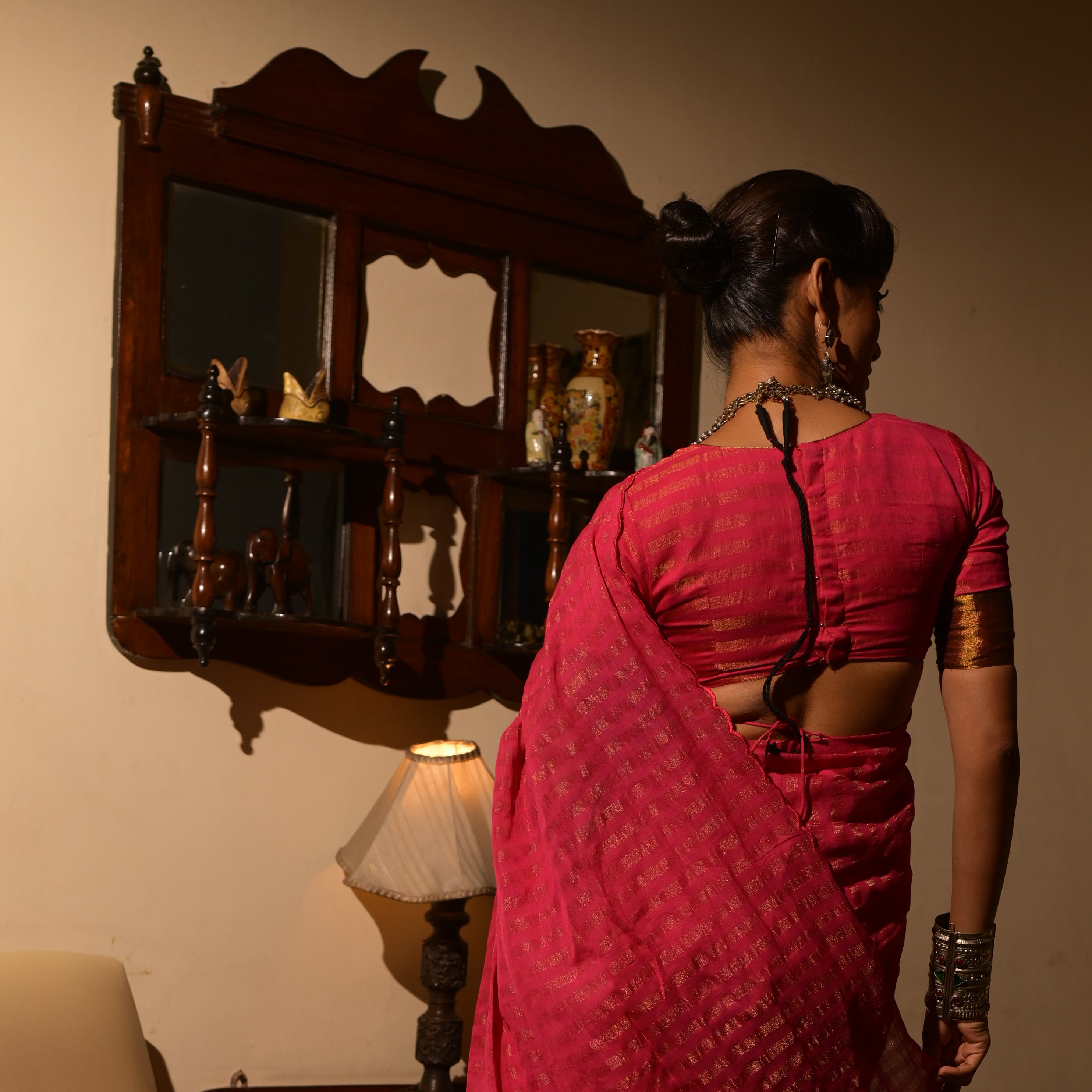 Twin Realm + Magic Wand saree blouse combo