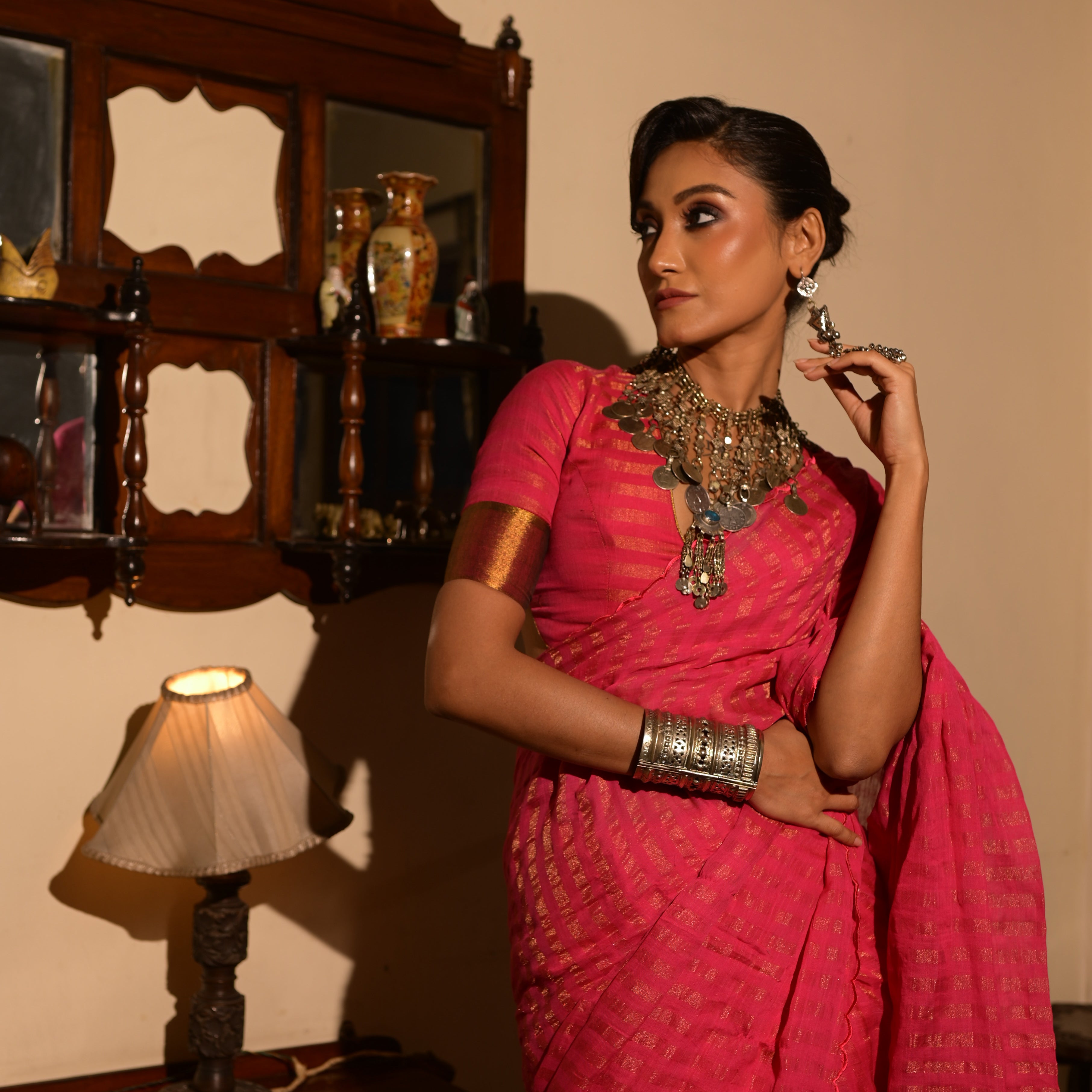 Twin Realm + Magic Wand saree blouse combo