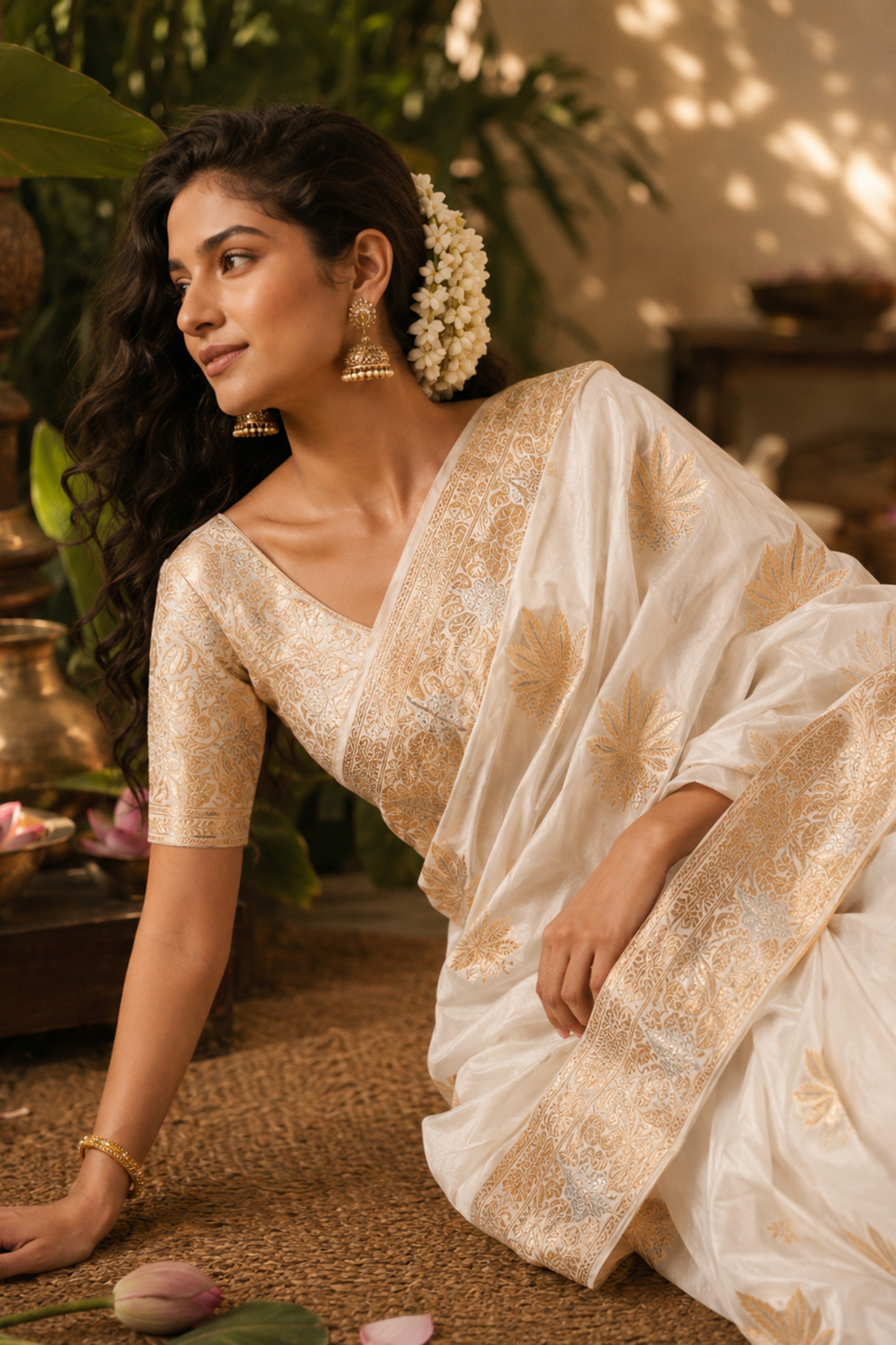 Dhumravarna saree