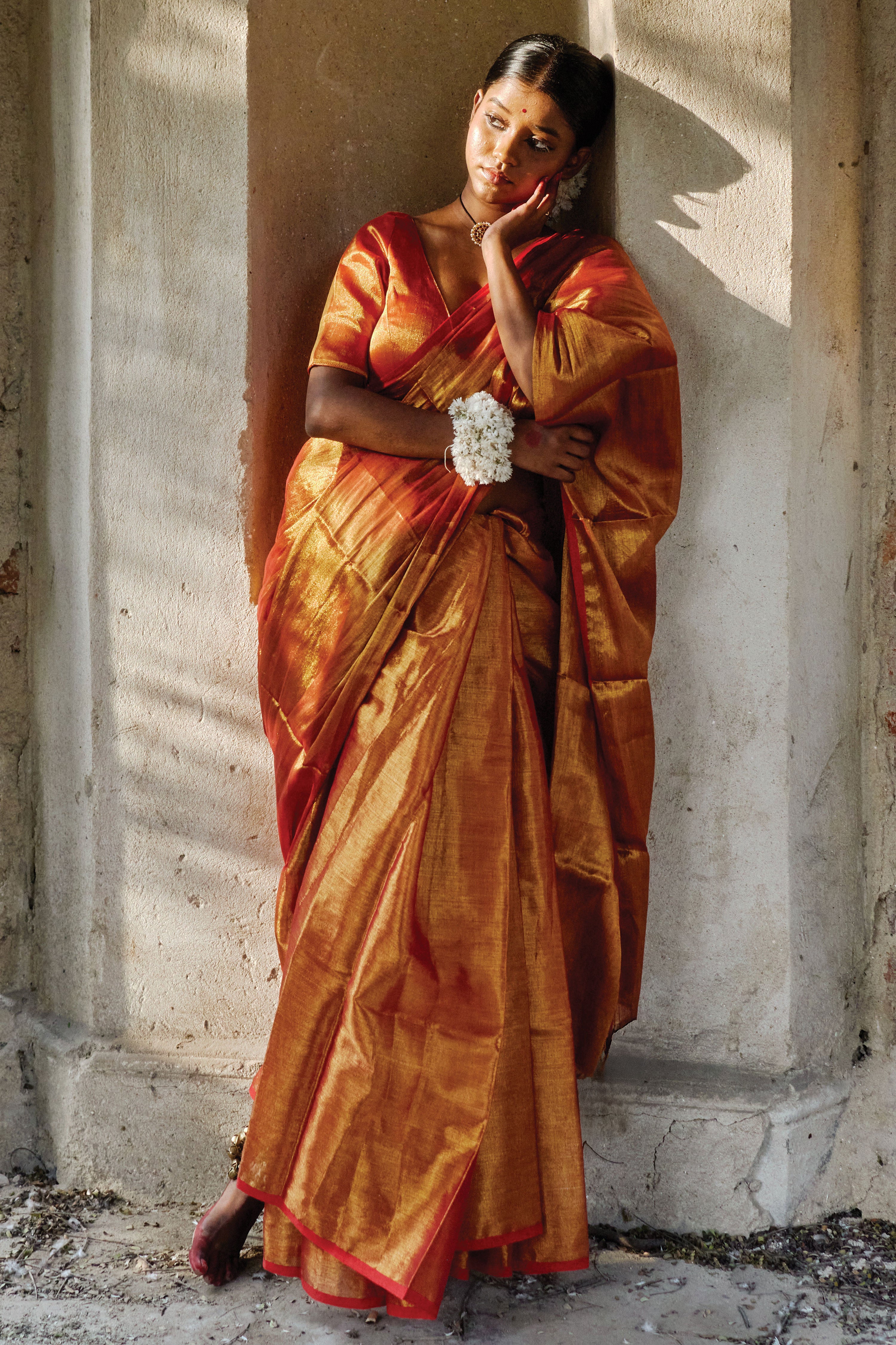 Tripataka saree