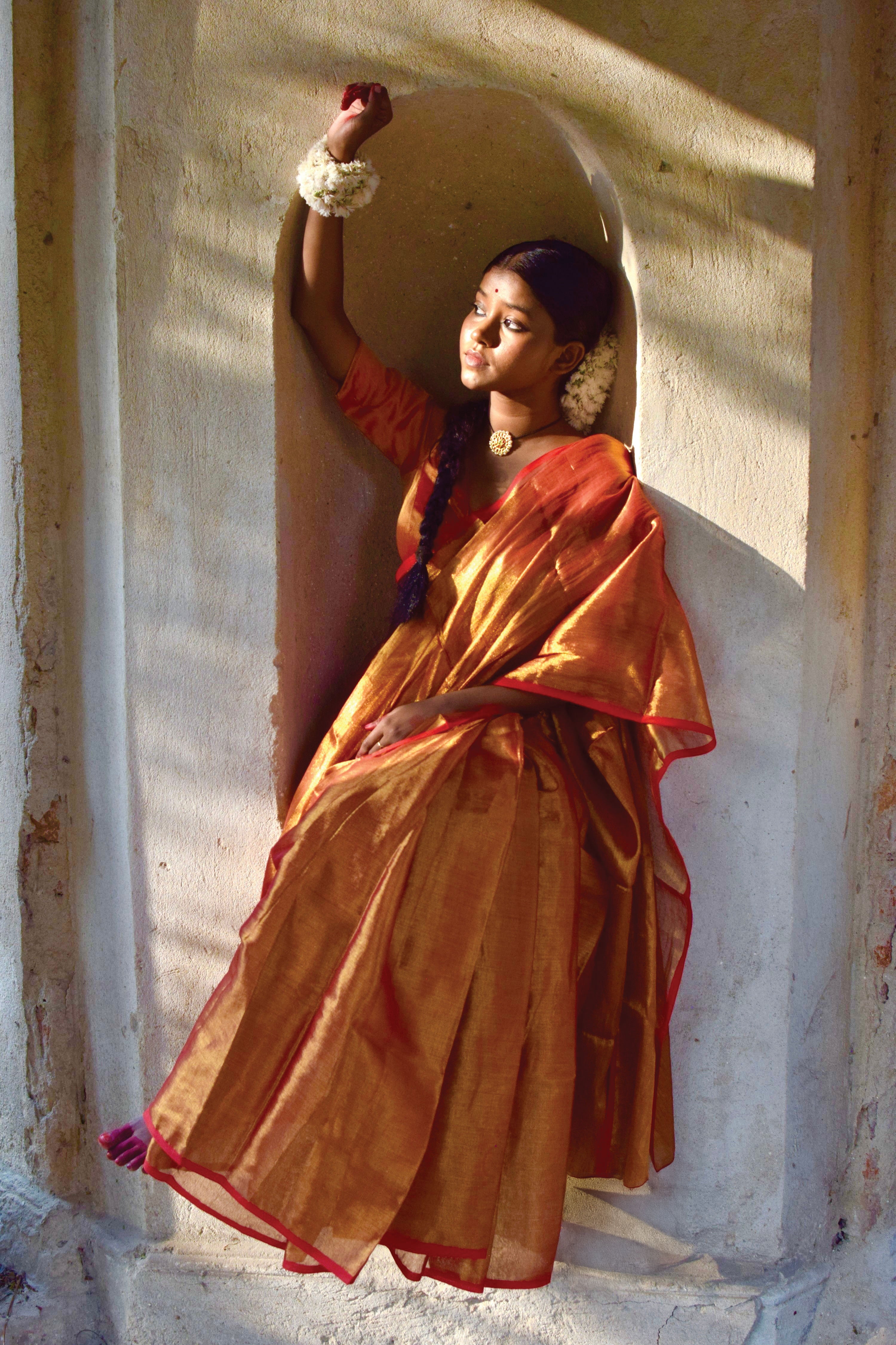 Tripataka saree