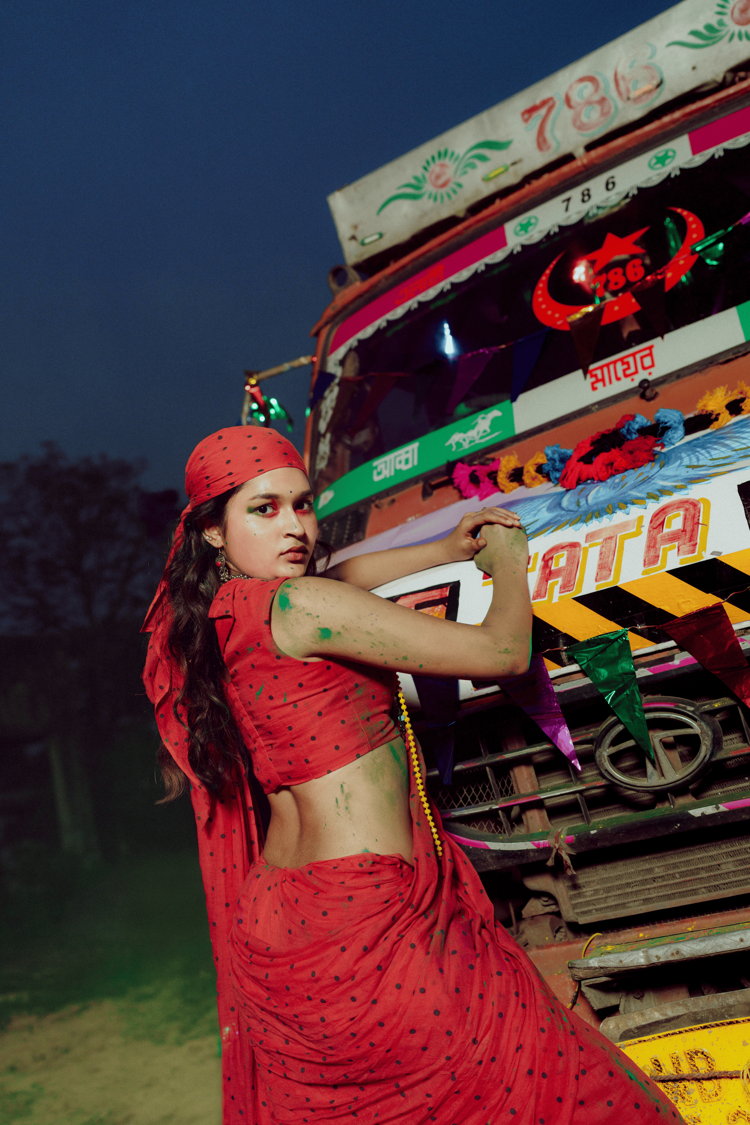 Chulbuli chilly saree