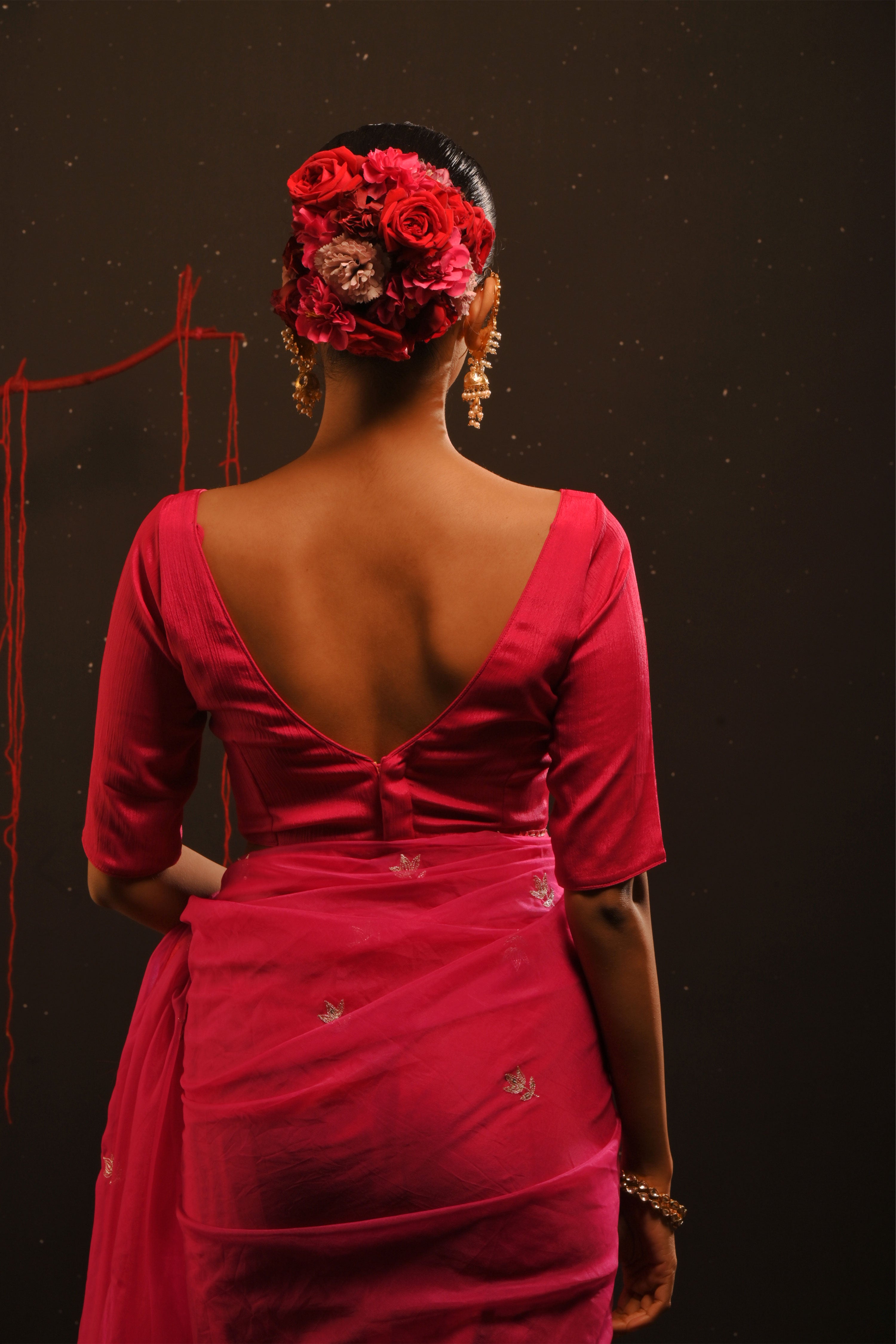 Gulmira saree blouse jacket combo