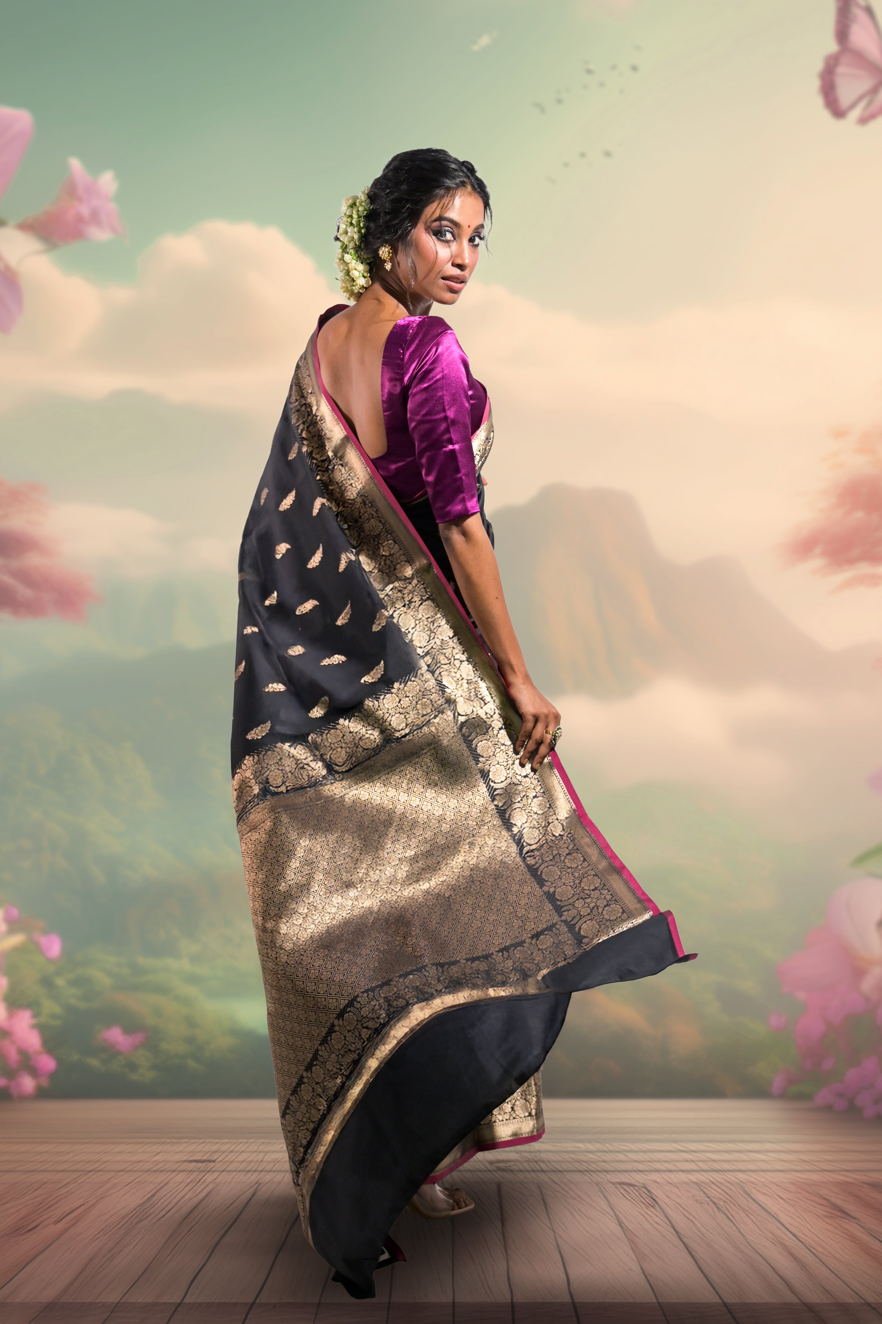 black-colour-banarasi