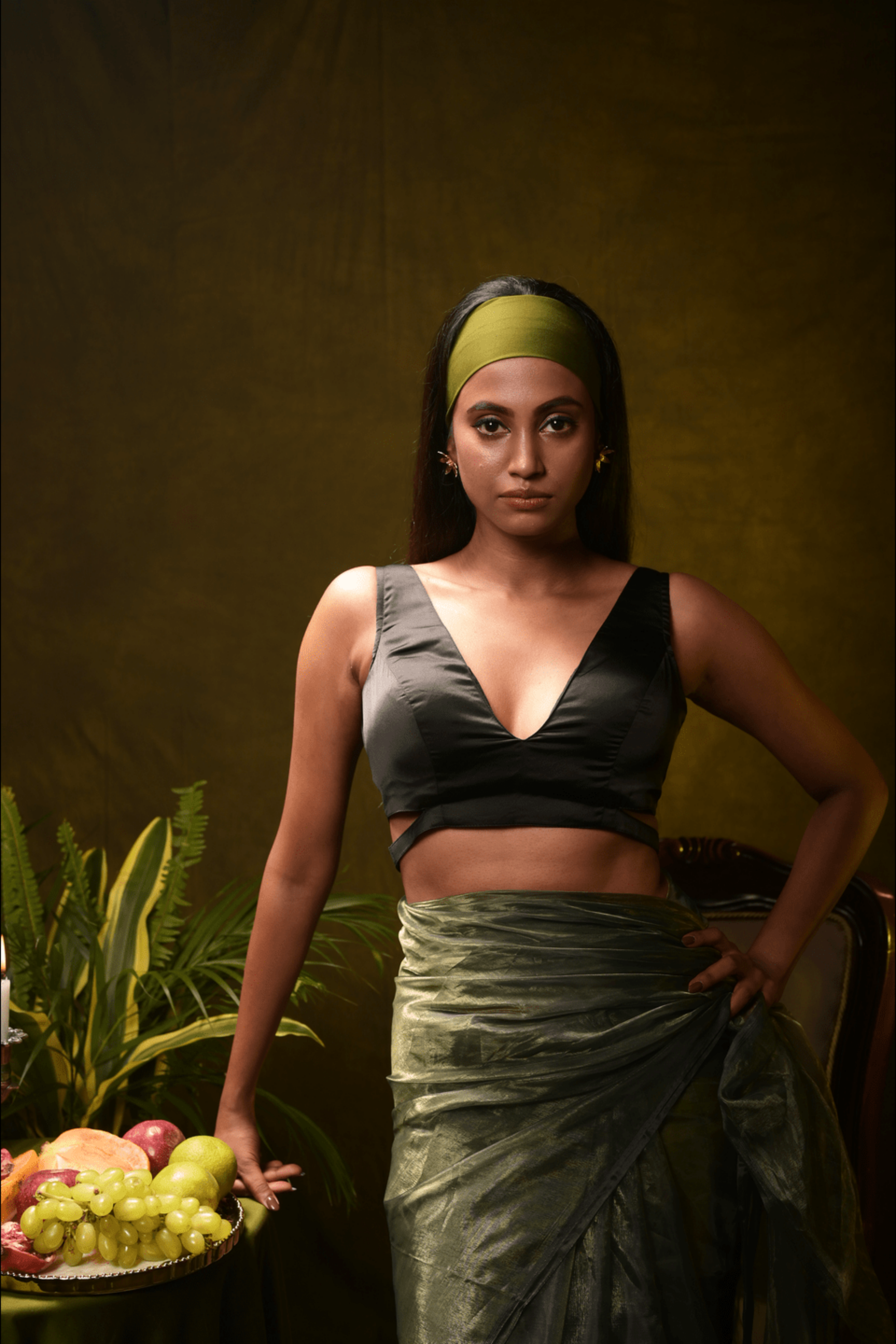 black-satin-sleeveless-designer-blouse