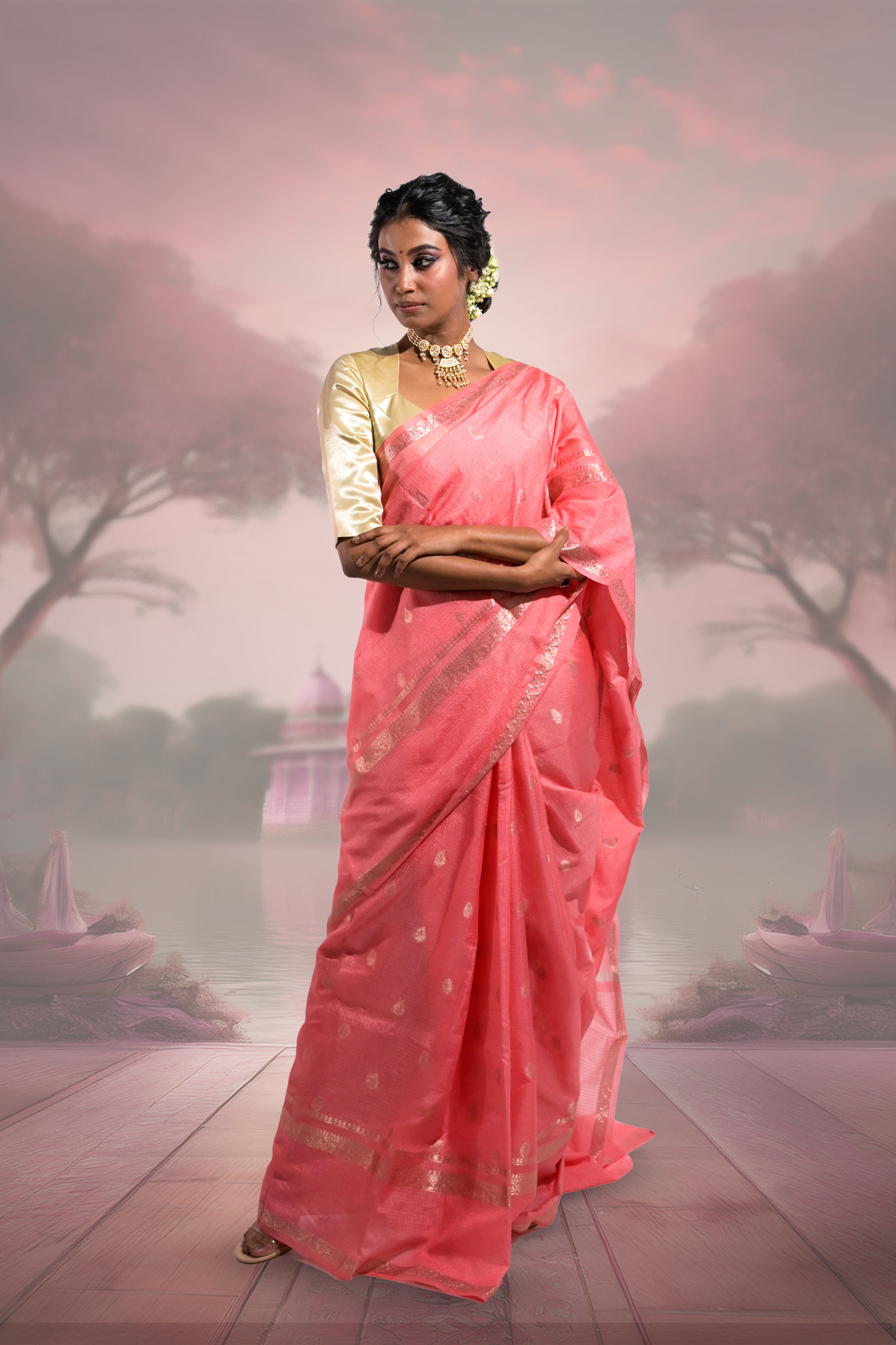 coral-pink-handloom-kota-banarasi-saree
