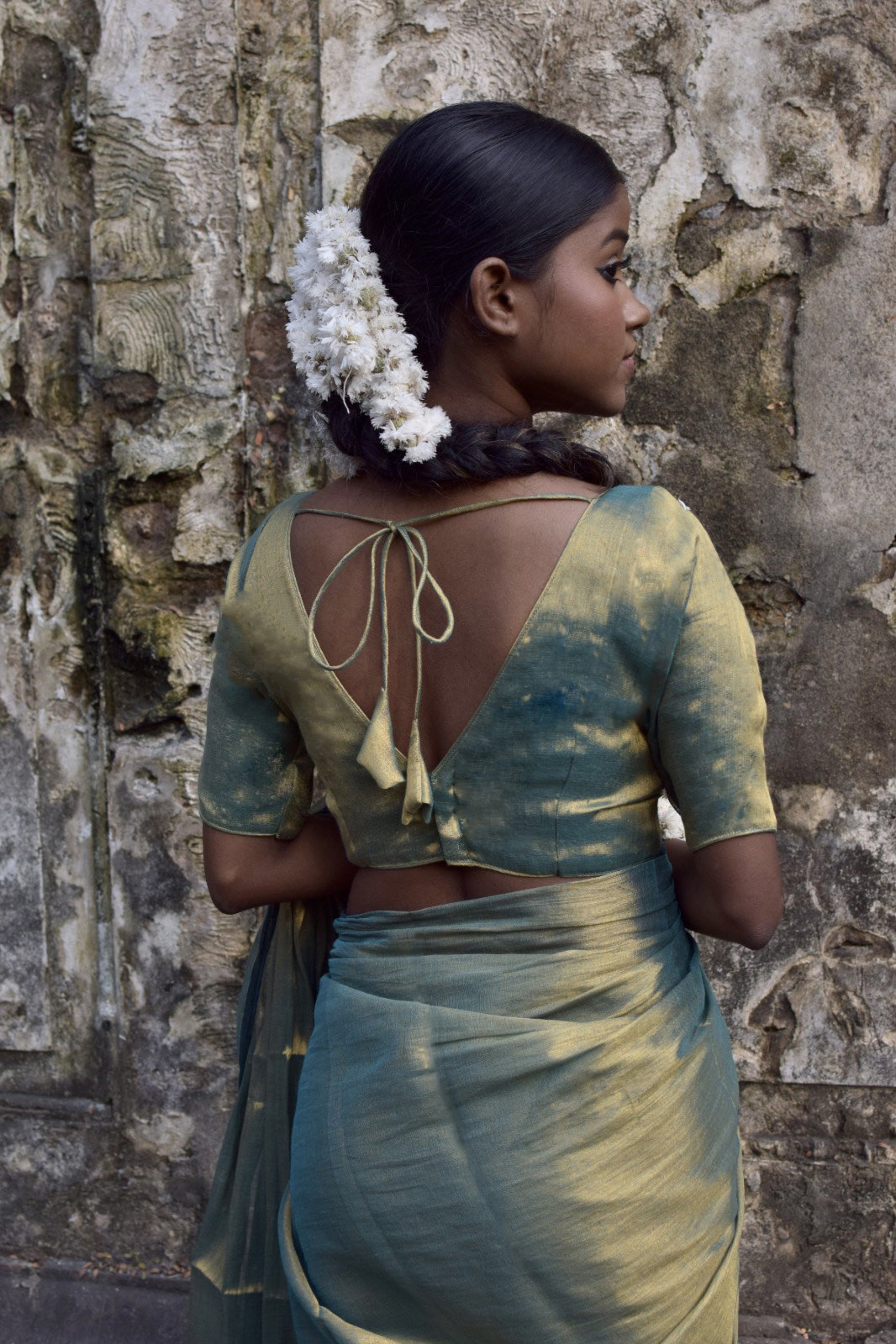 sea-green-coloured-tissue-blouse