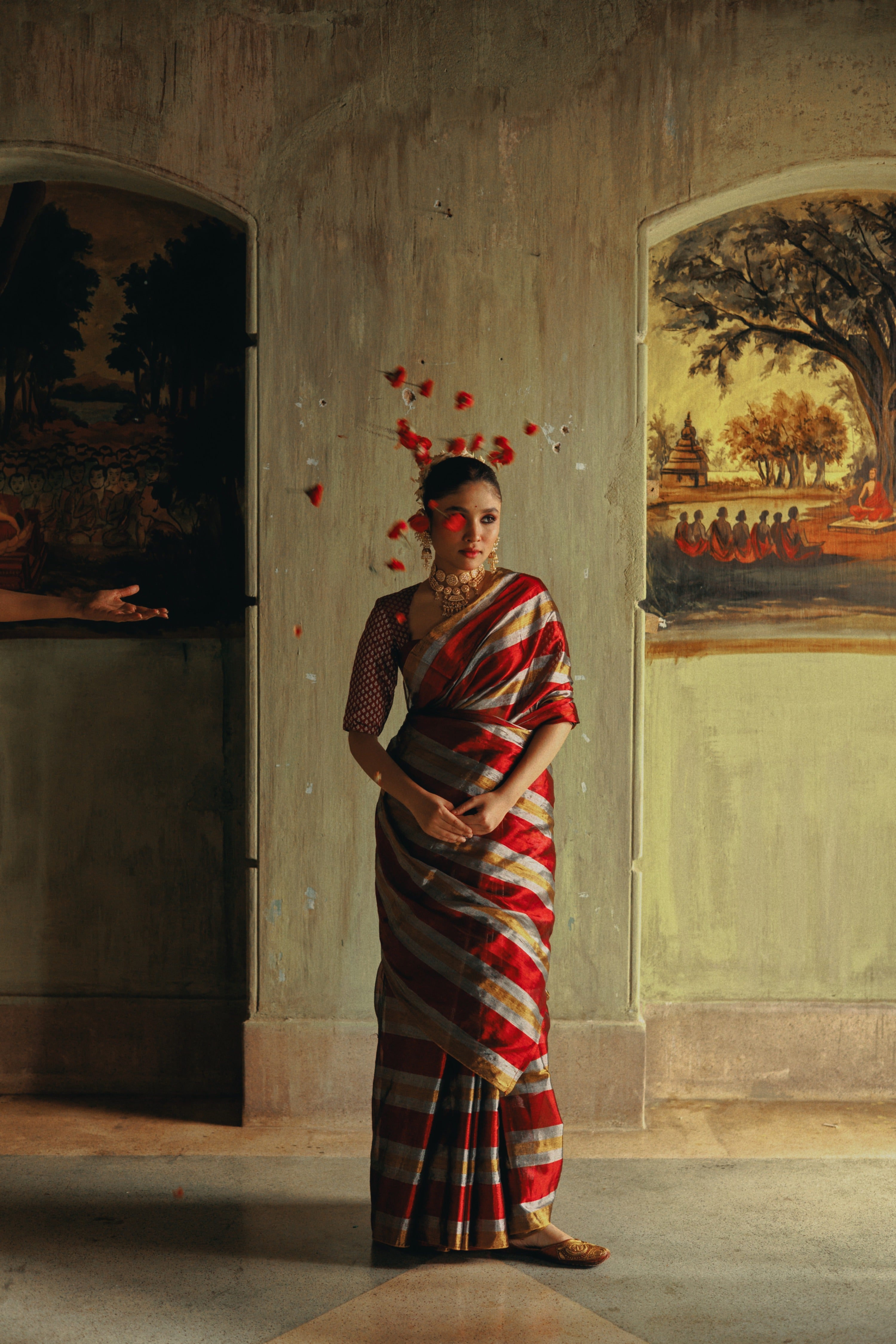 hand-woven-multicoloured-tissue-saree