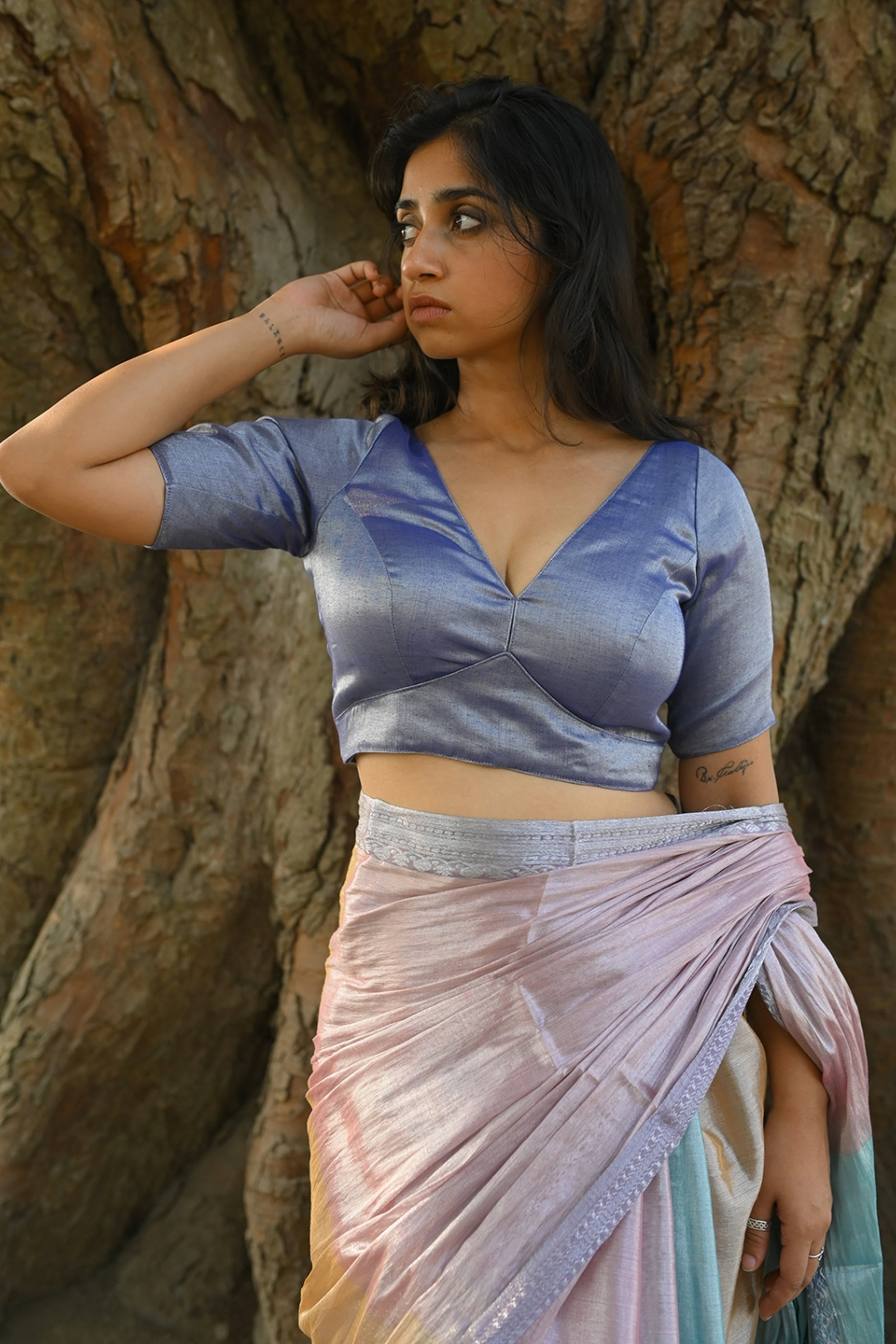 handloom-midnight-blue-tissue-blouse