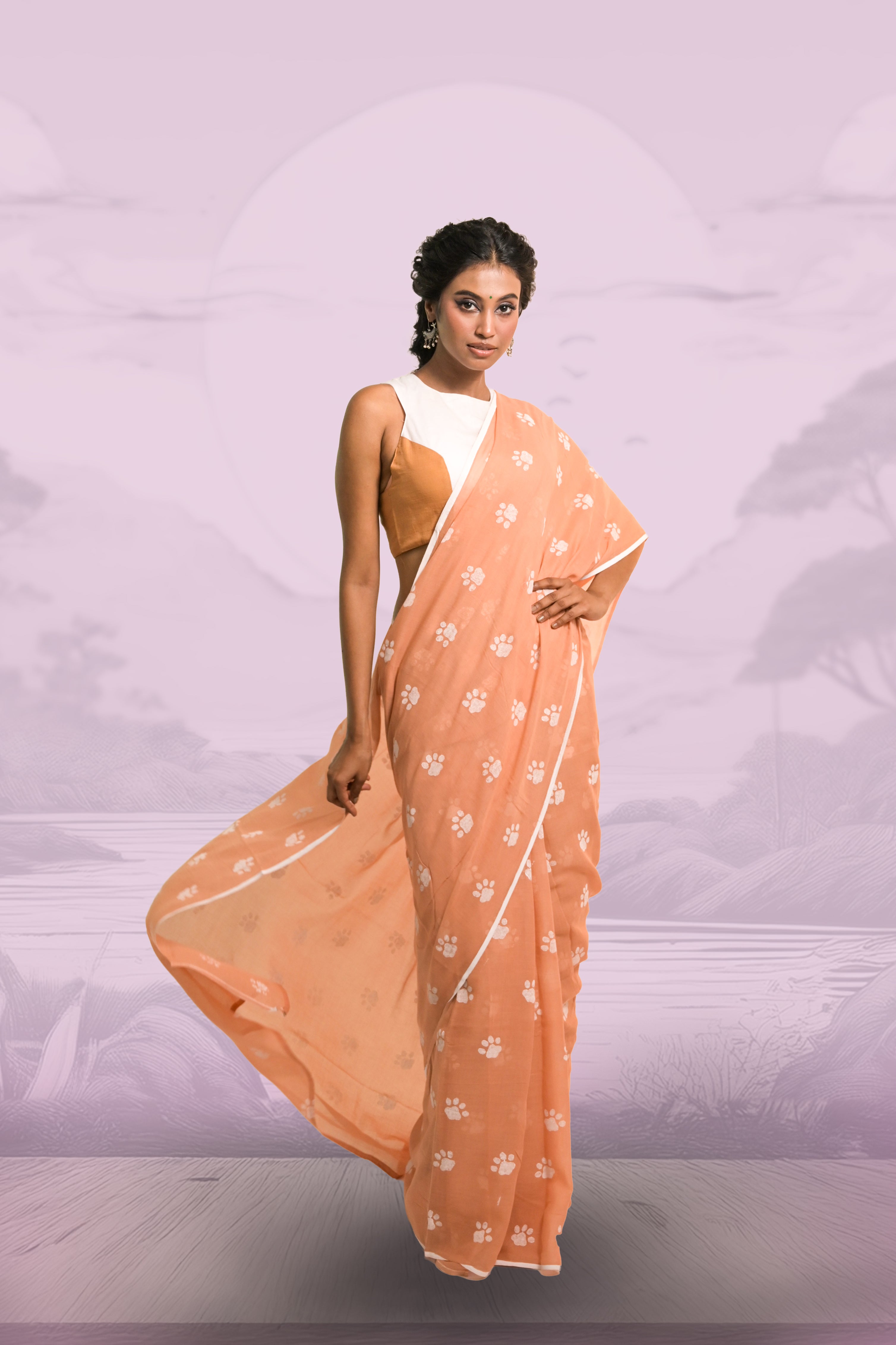 handloom-saree-with-handblock-printed-motif