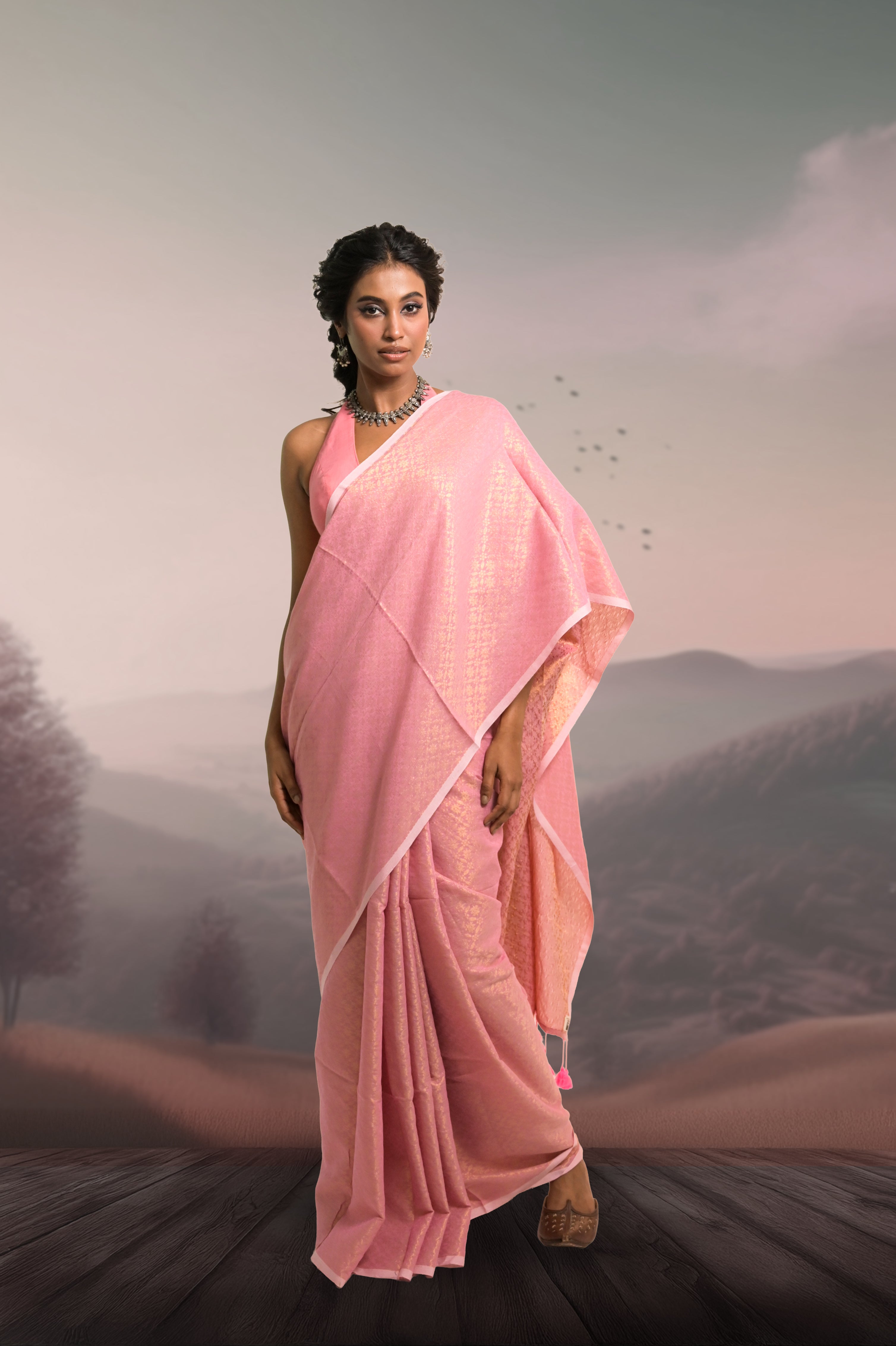 handwoven-pink-brocade-saree
