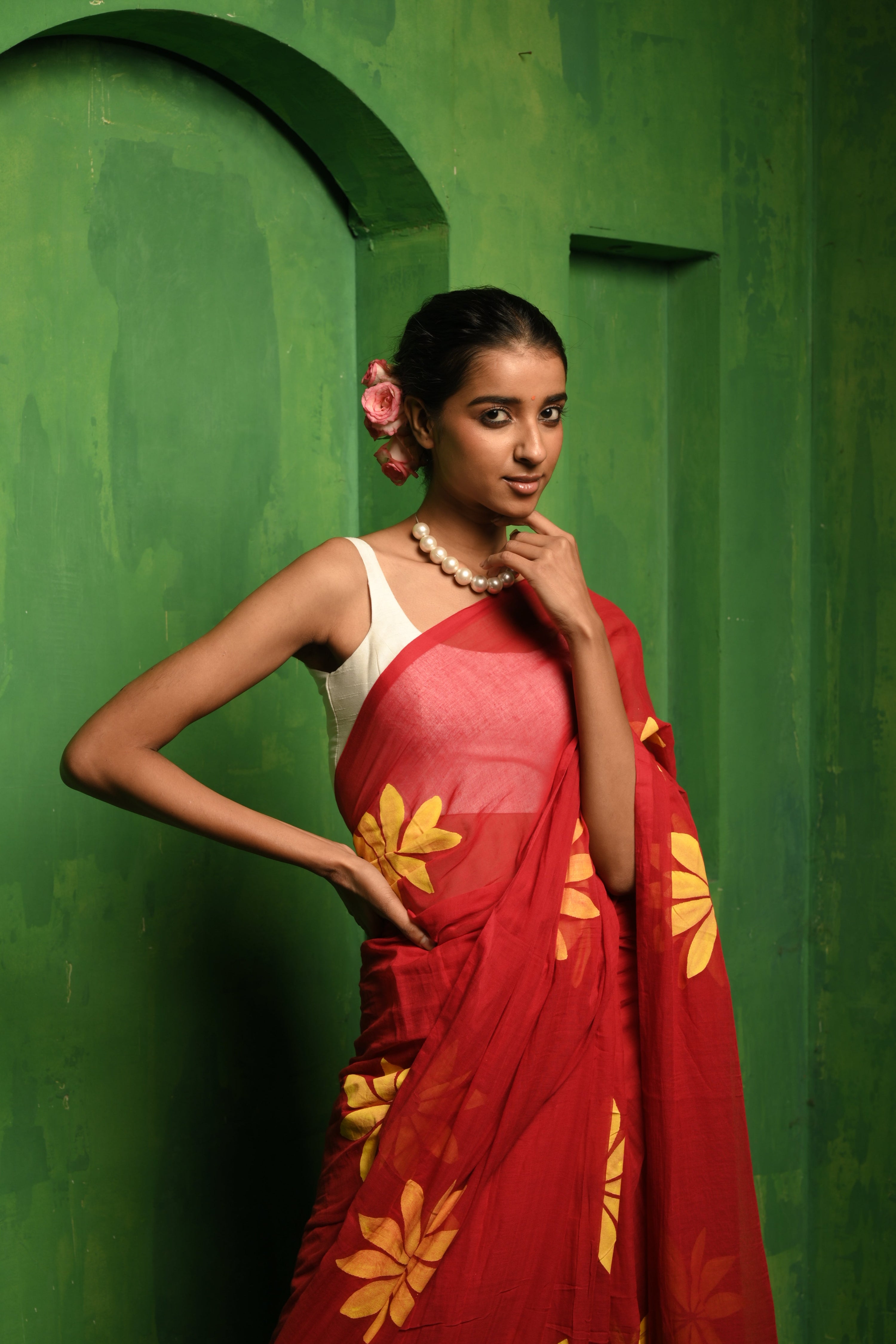 handwoven-red-mul-cotton-casual-wear-saree