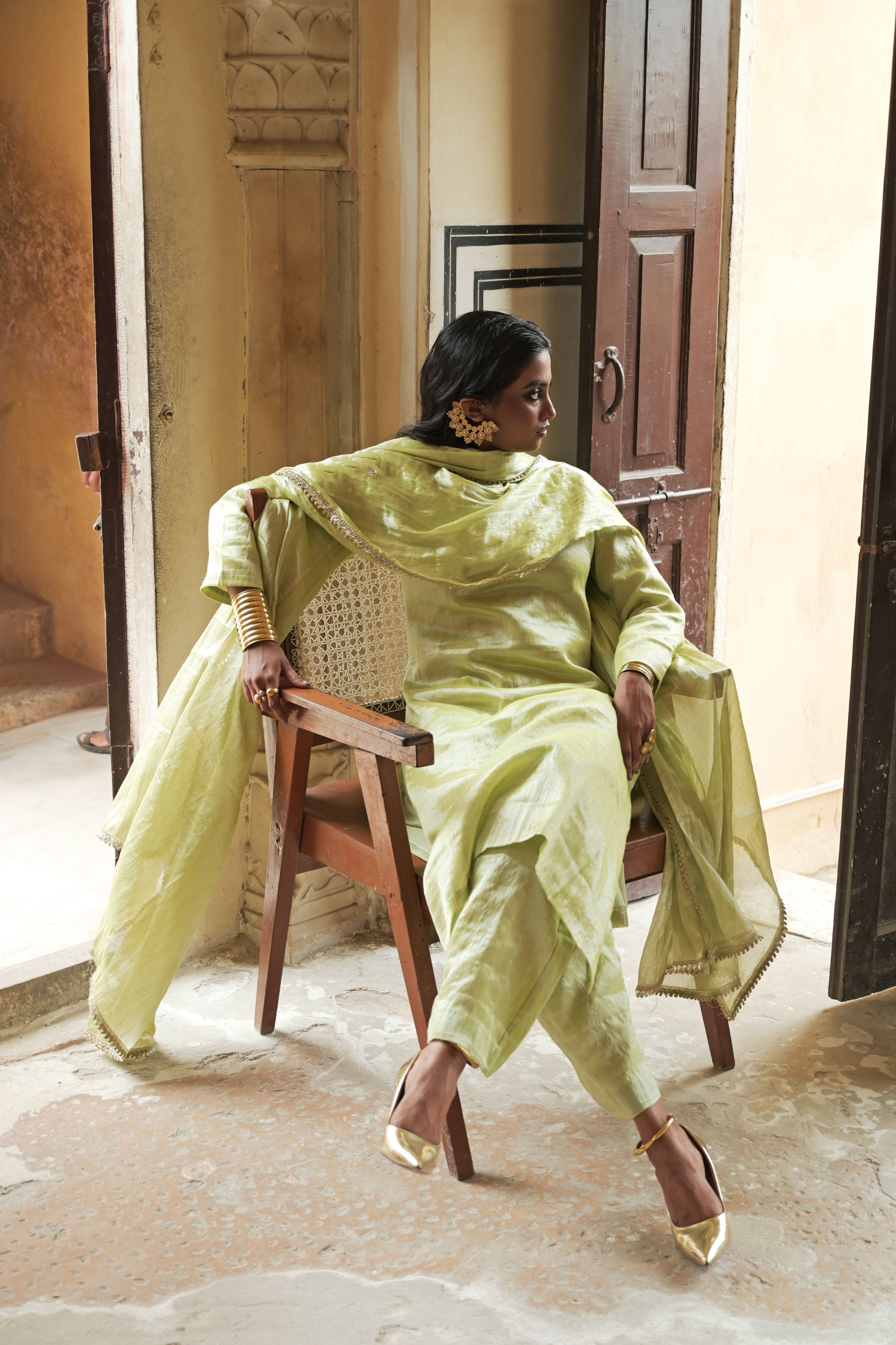 Avyaya kurta pant dupatta set