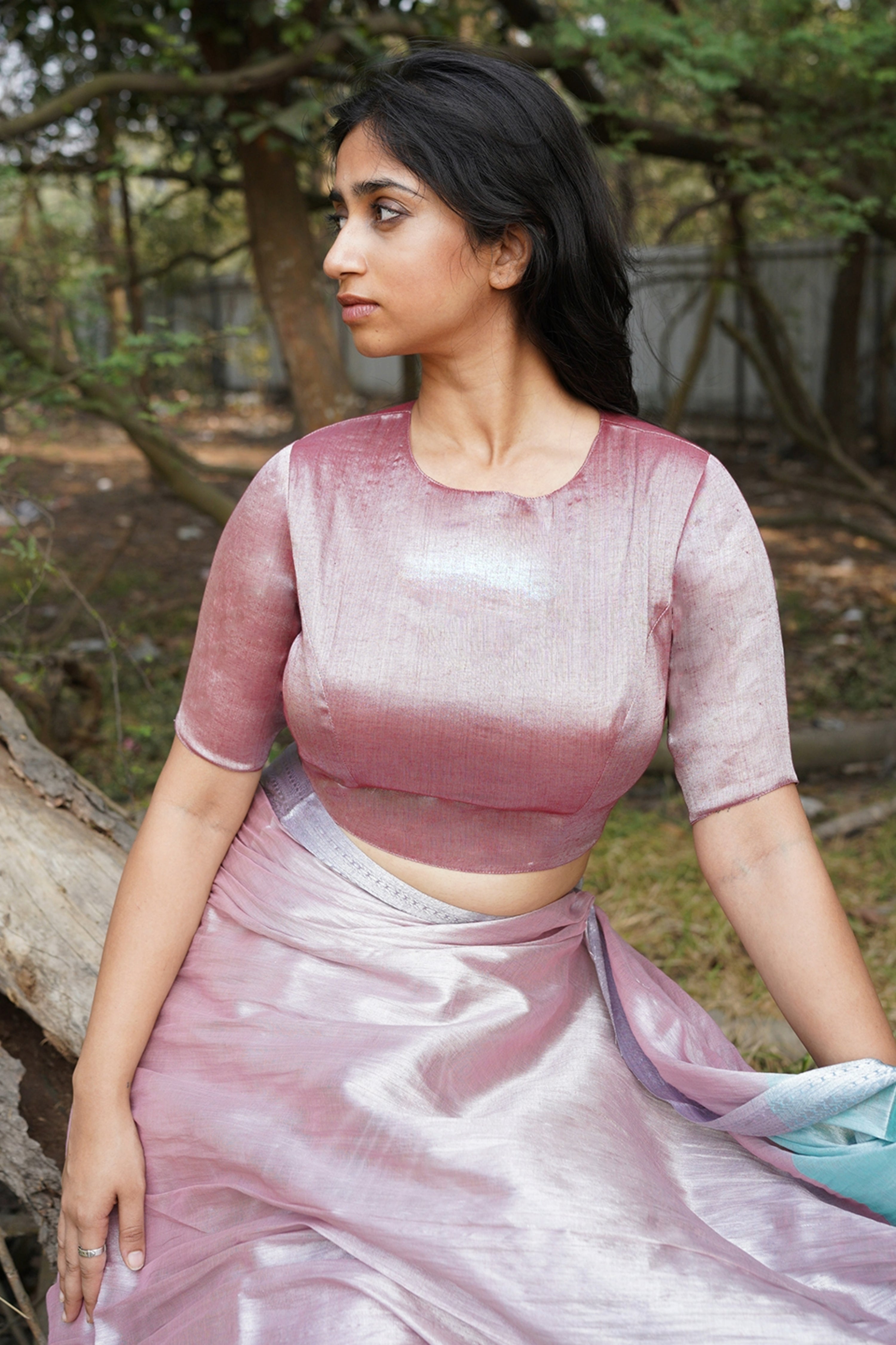 pastel-cofffee-handloom-round-neck-tissue-blouse