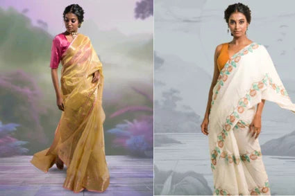9 Saraswati Puja Saree Look Ideas for This Basant Panchami