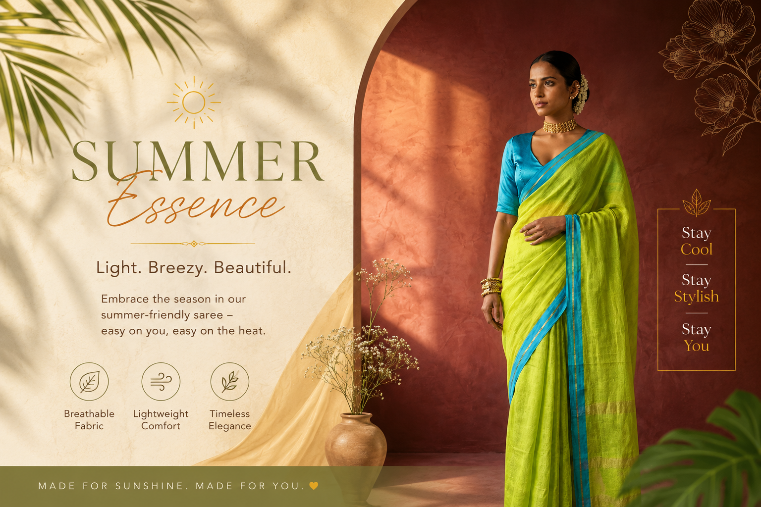 Why a Handloom Saree is the Best Thing You Can Wear This Summer