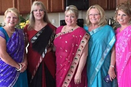 How Expats Style Sarees Around the World