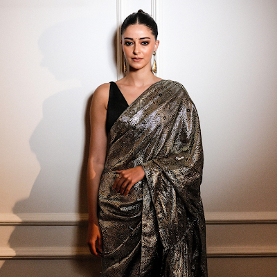 Iconic Celebrity Black Saree Moments