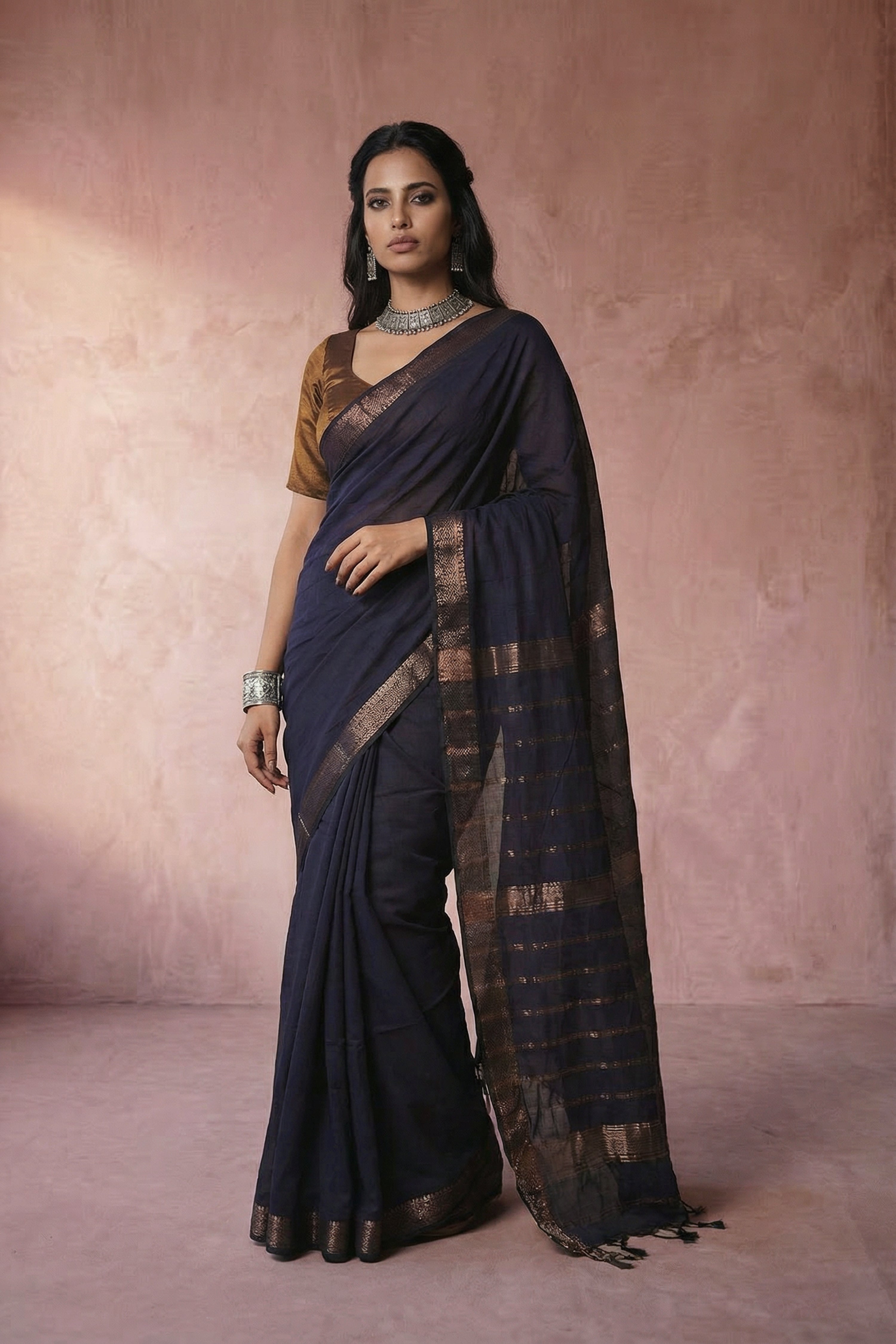 Sapphire Muse saree
