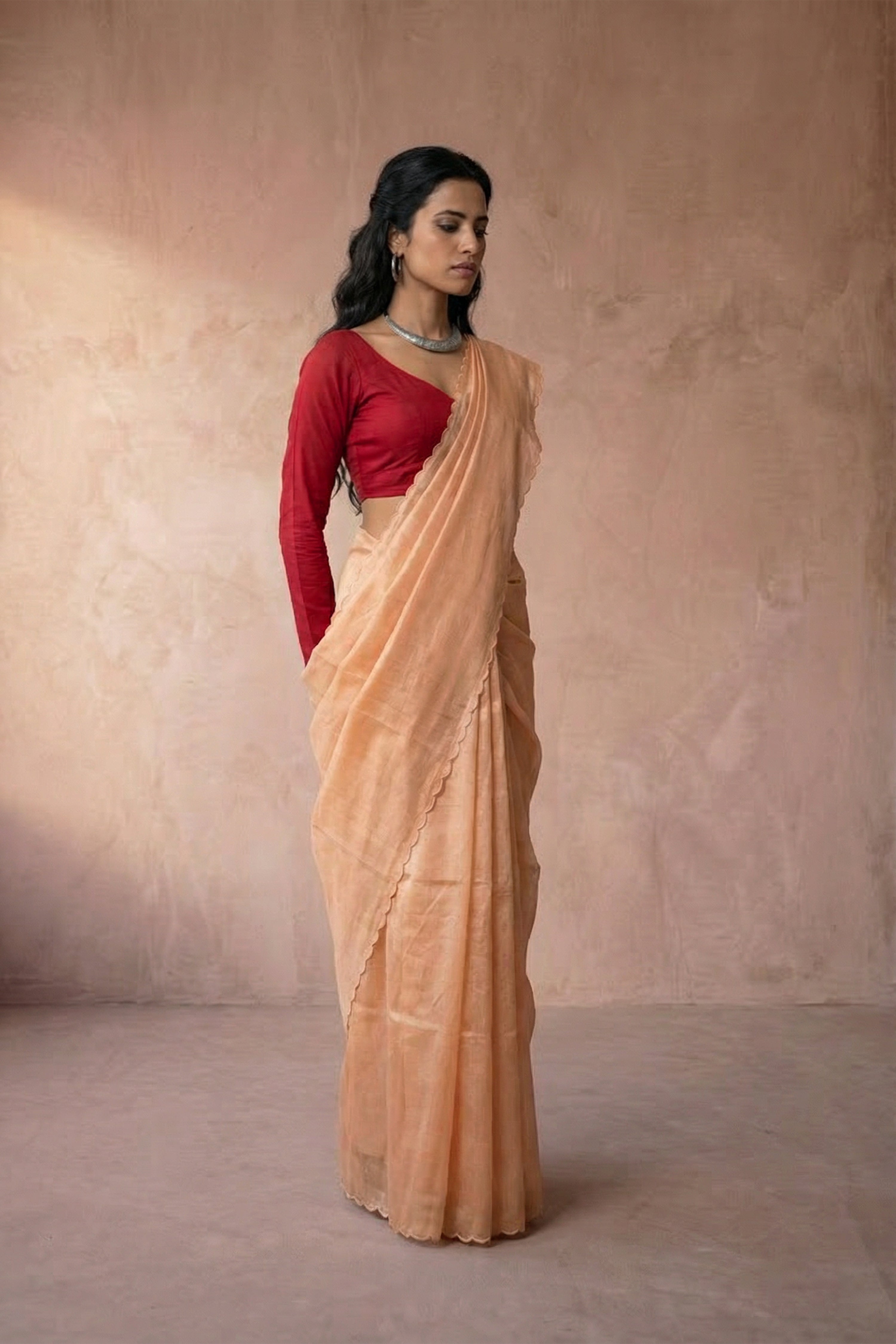 Goldilocks Garden saree