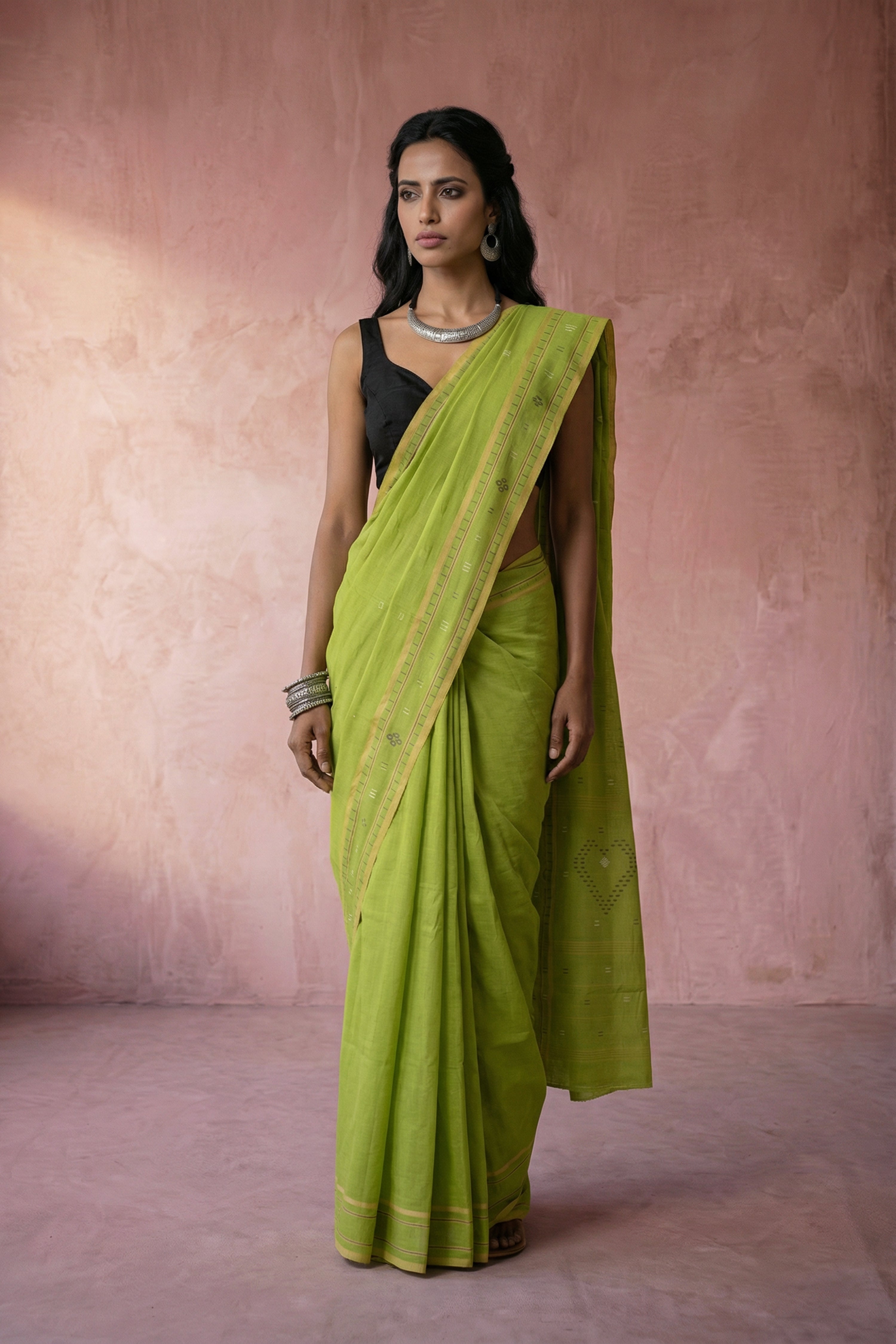 Pastoral saree