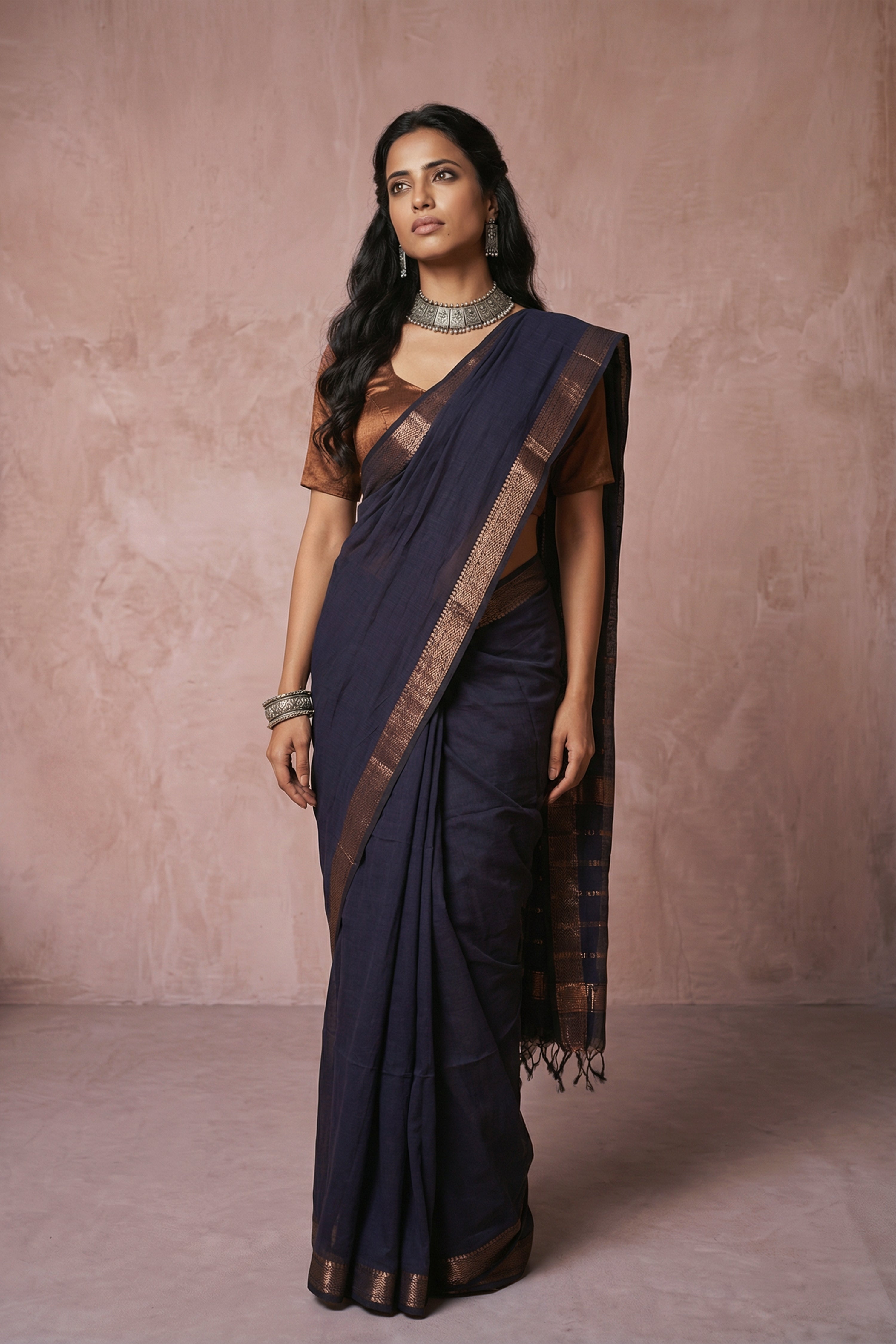 Sapphire Muse saree
