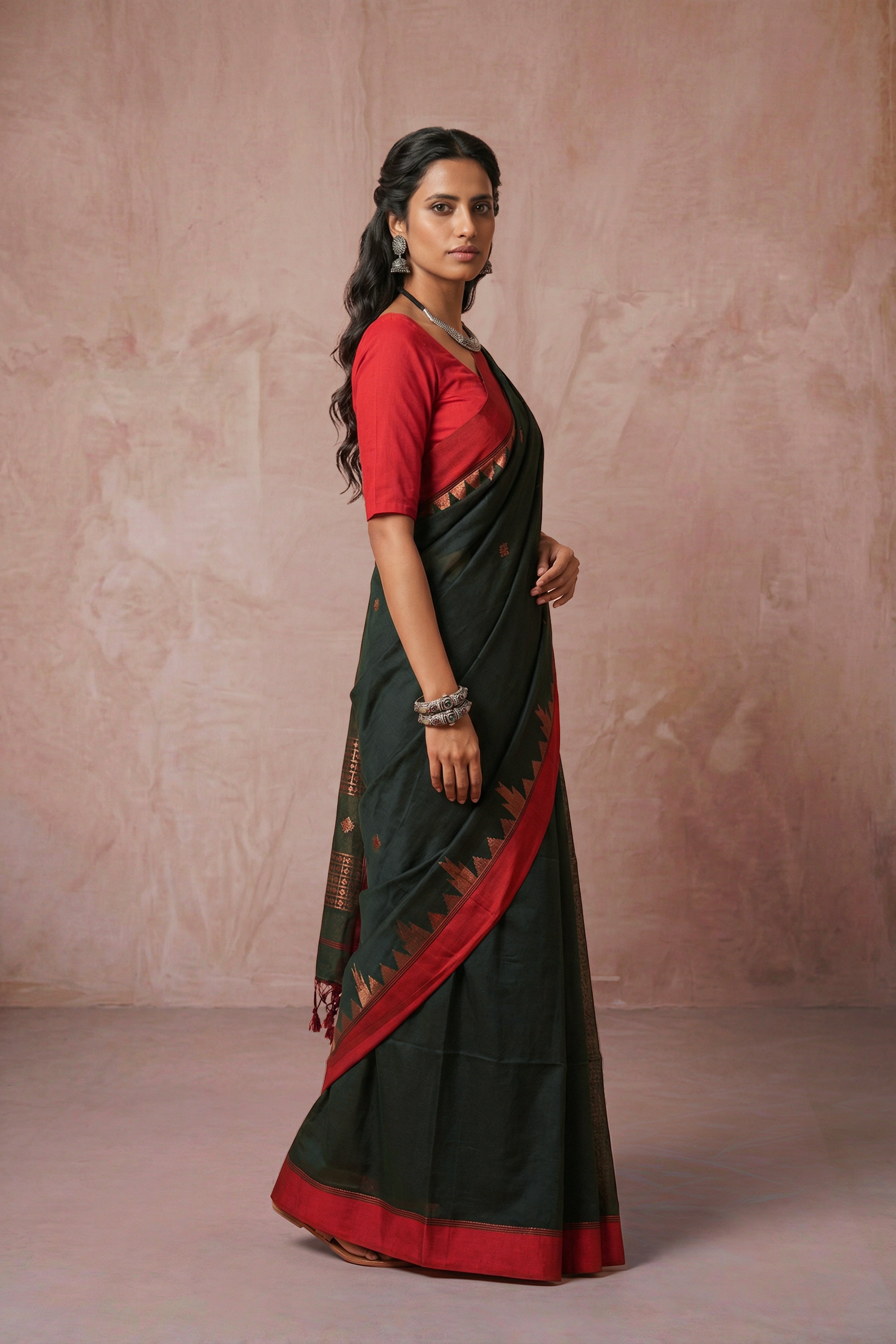 Molten Copper Dream saree