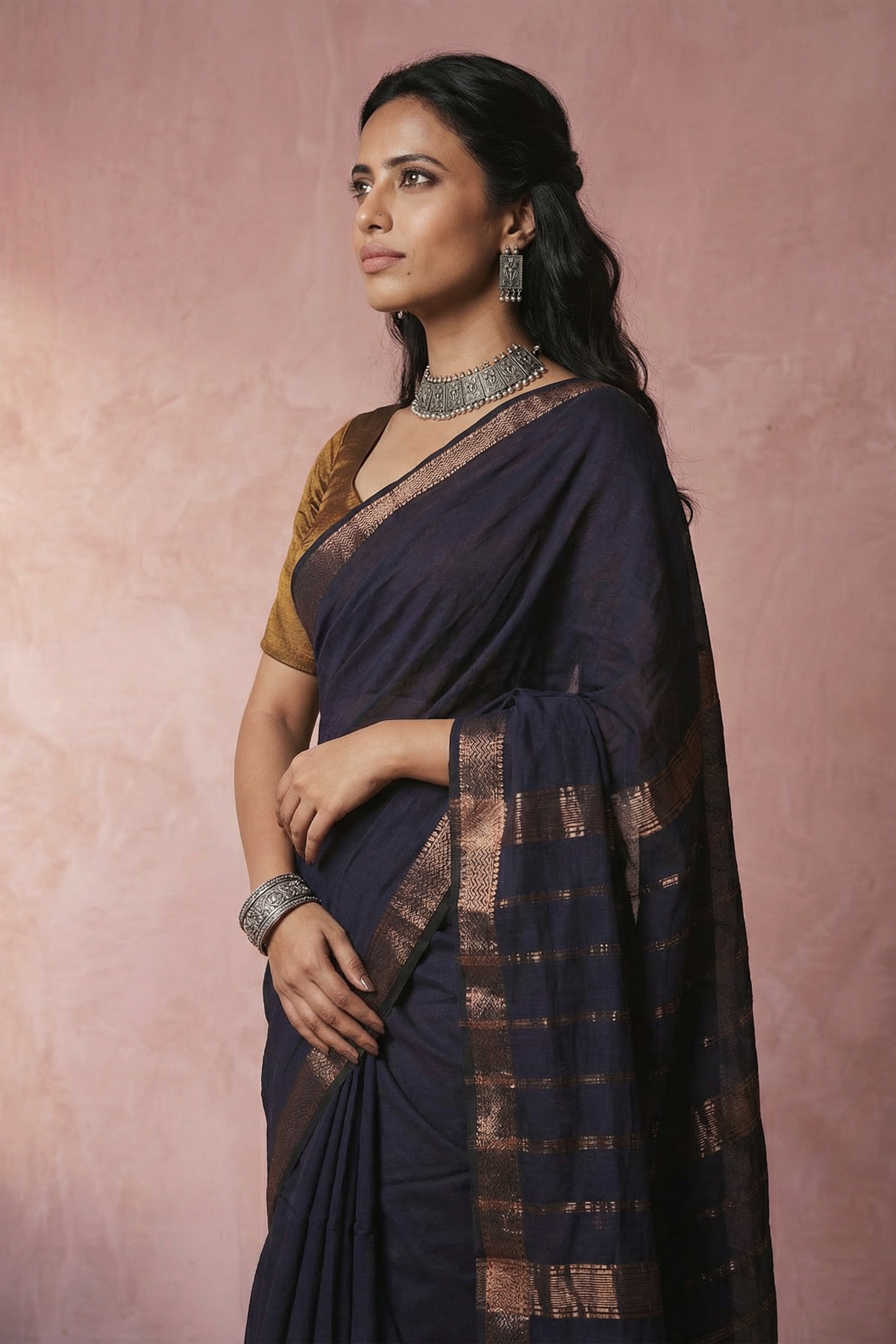 Sapphire Muse saree