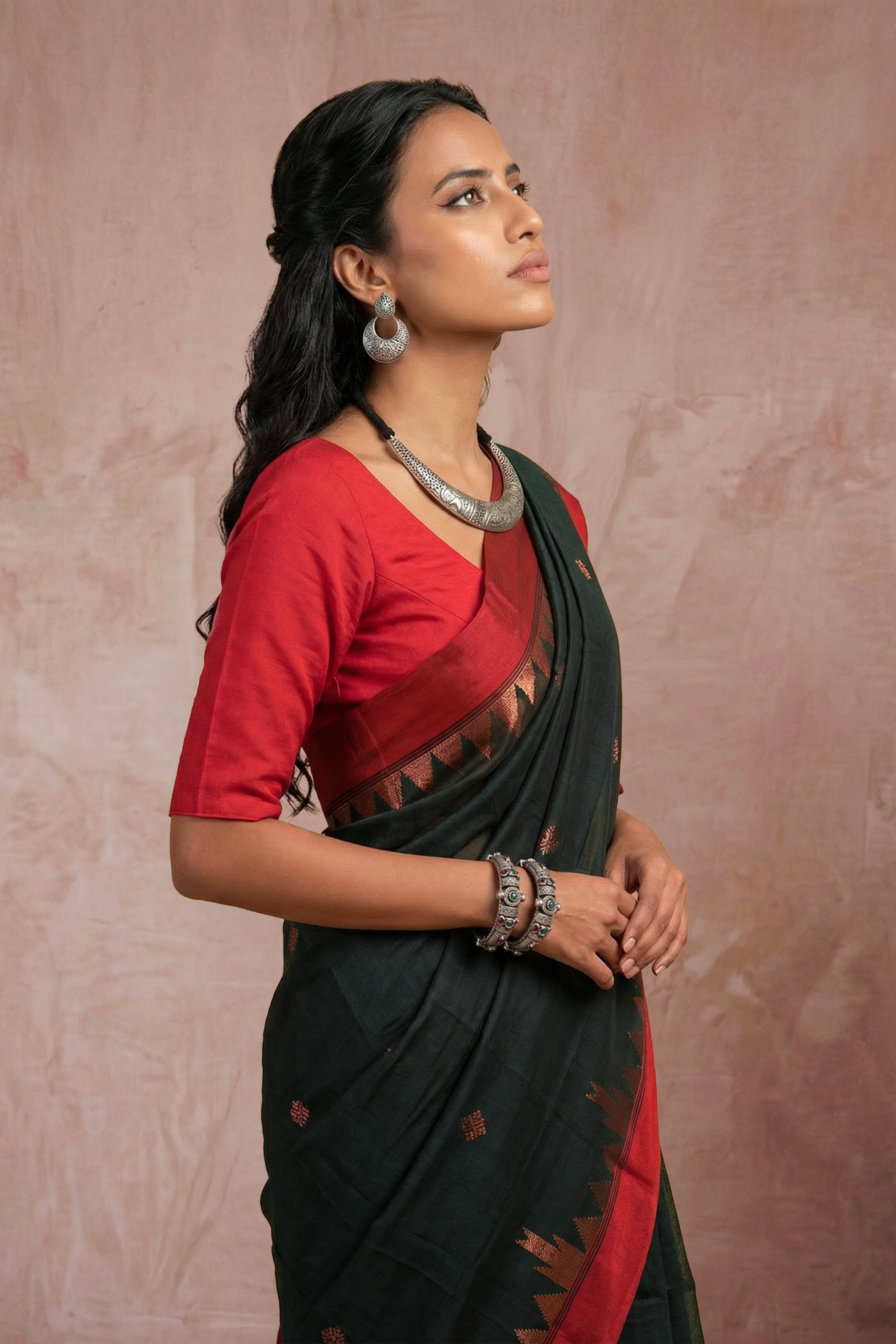 Molten Copper Dream saree