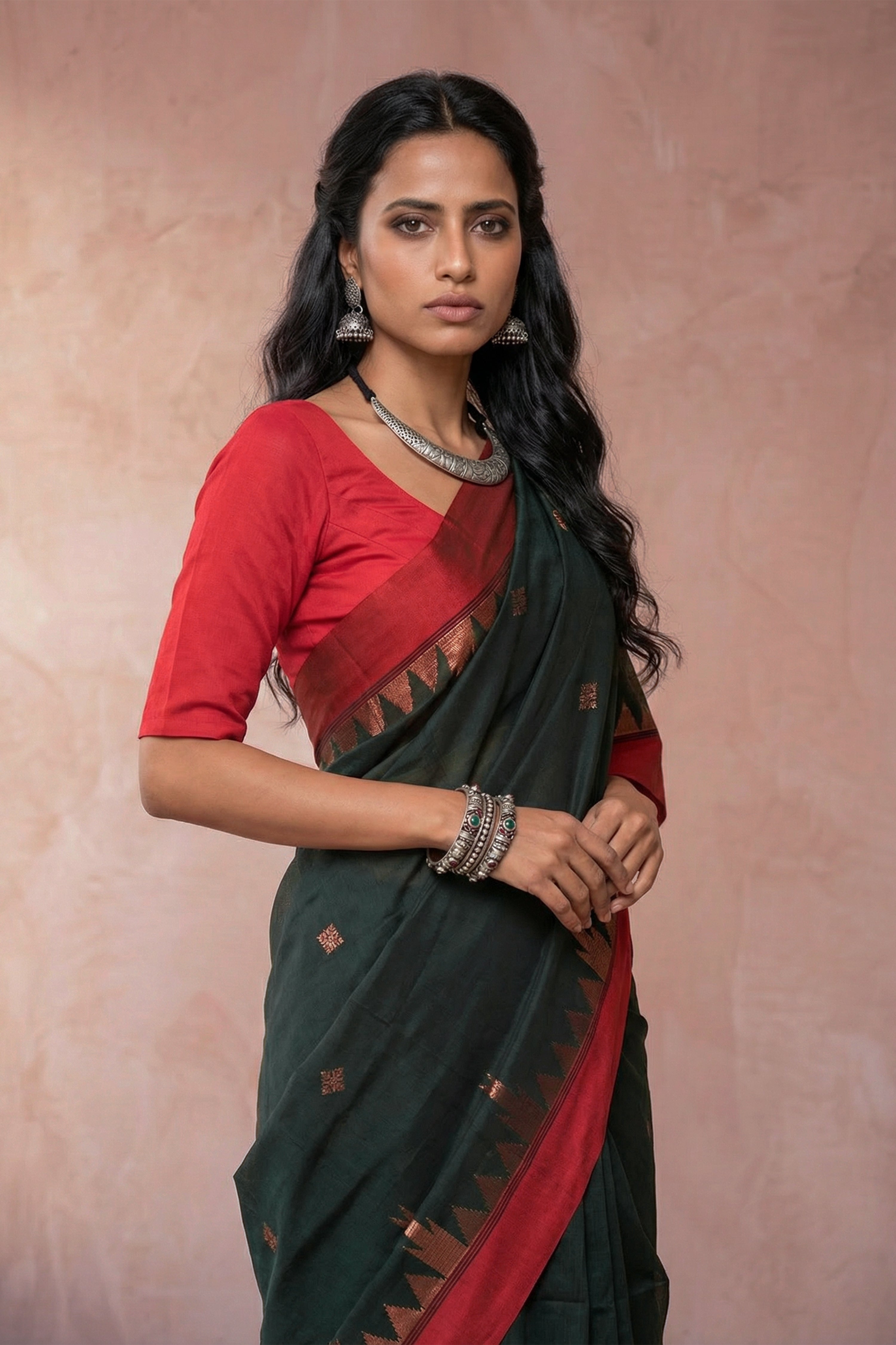 Molten Copper Dream saree