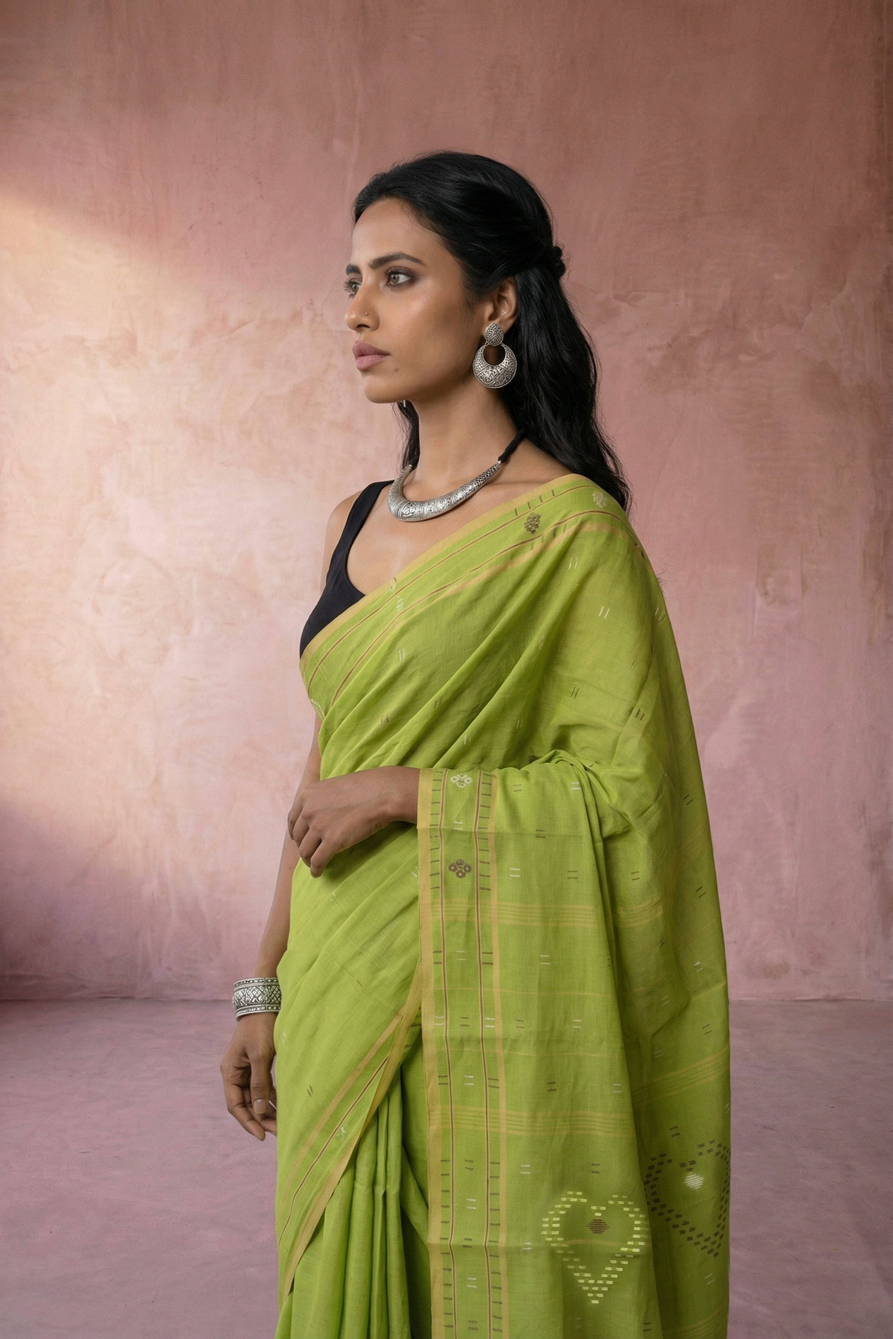 Pastoral saree