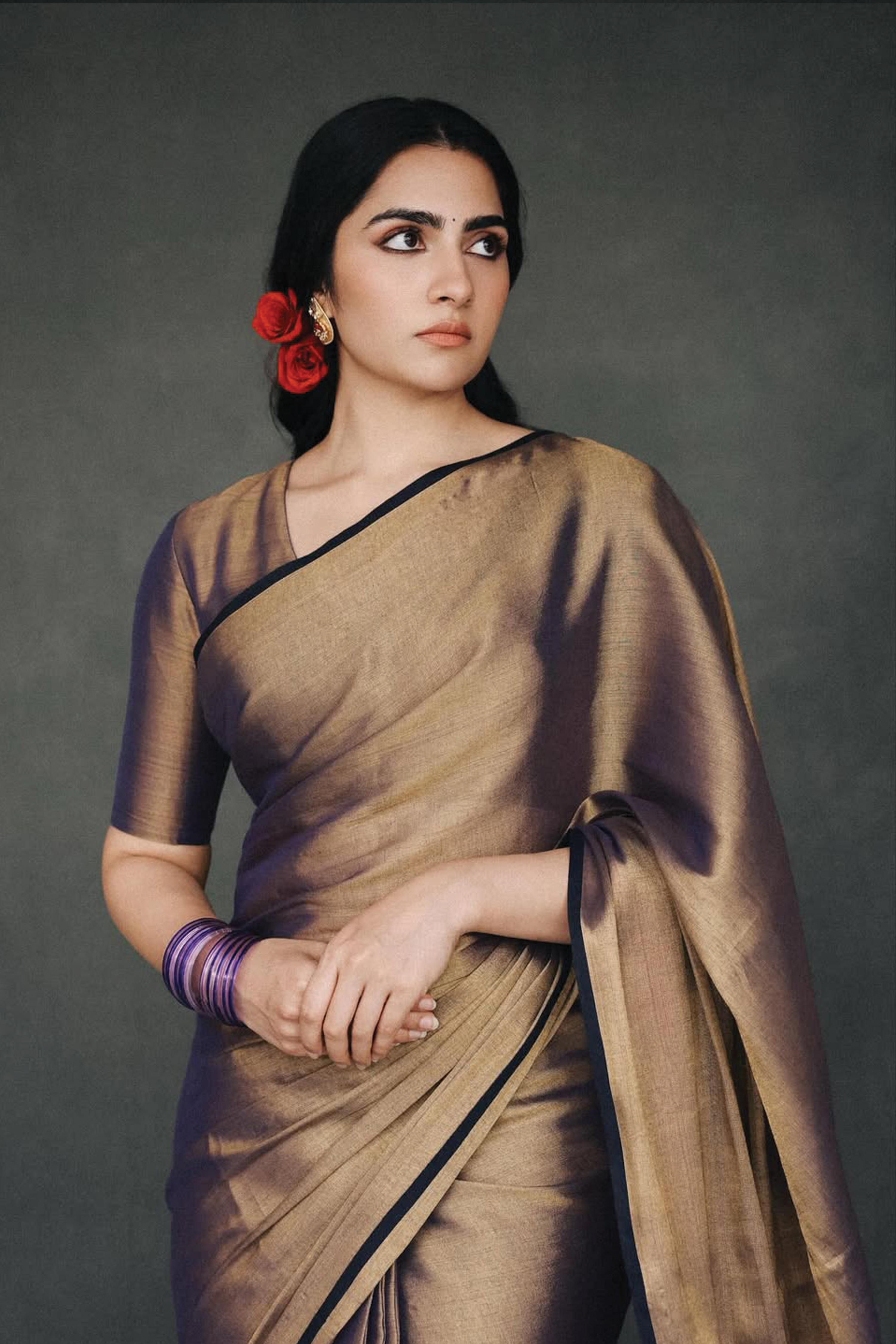Rukmini Vasanth in our Alpadma Saree
