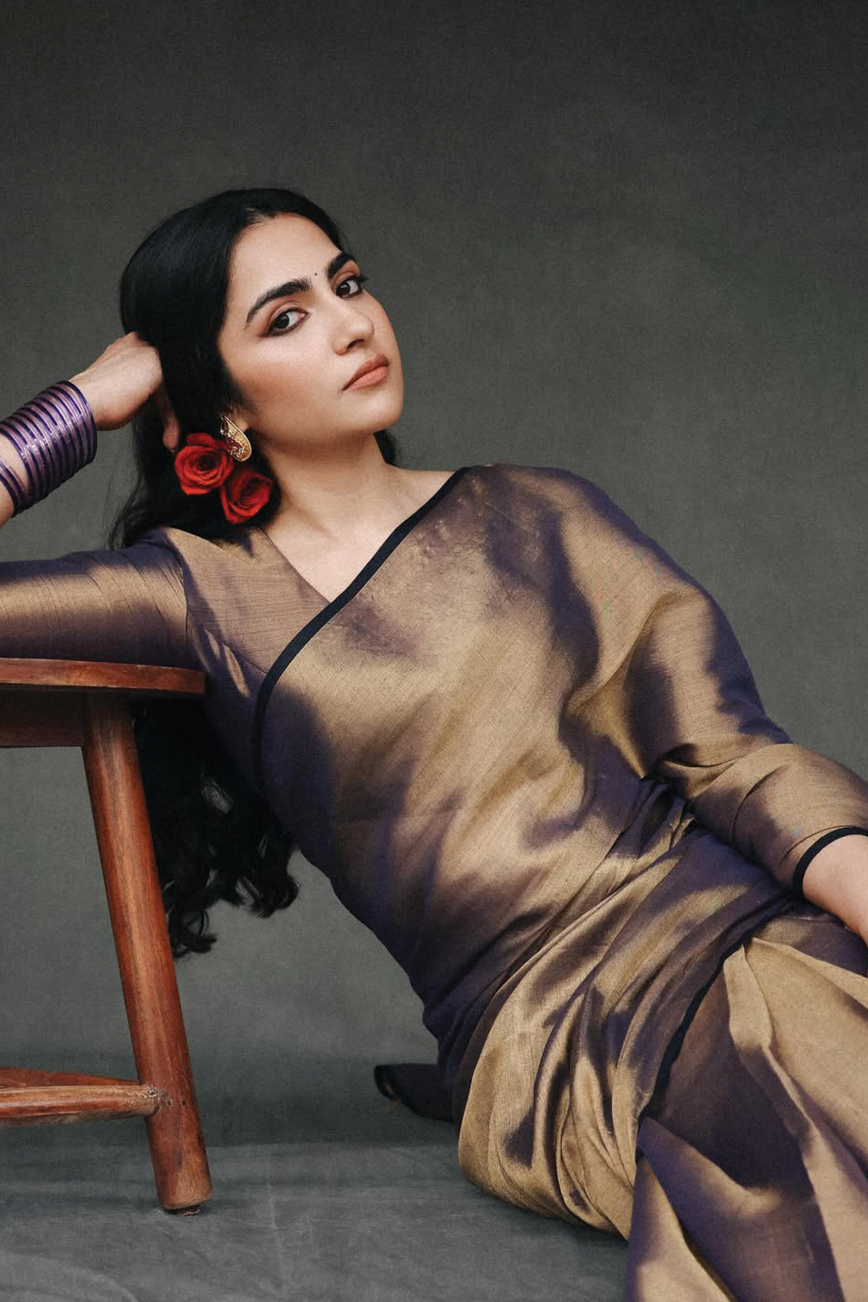 Rukmini Vasanth in our Alpadma Saree