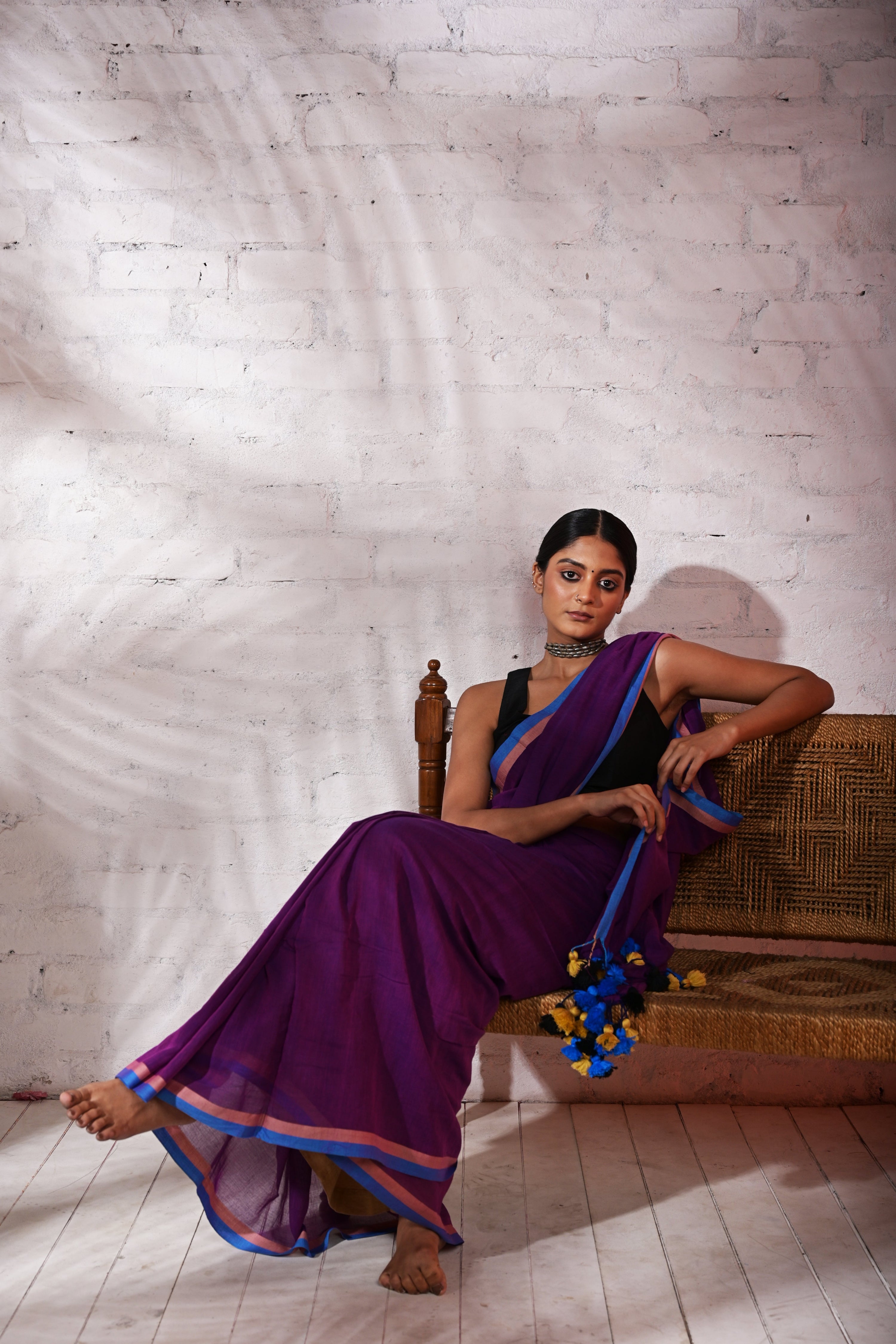 violet-handloom-cotton-saree